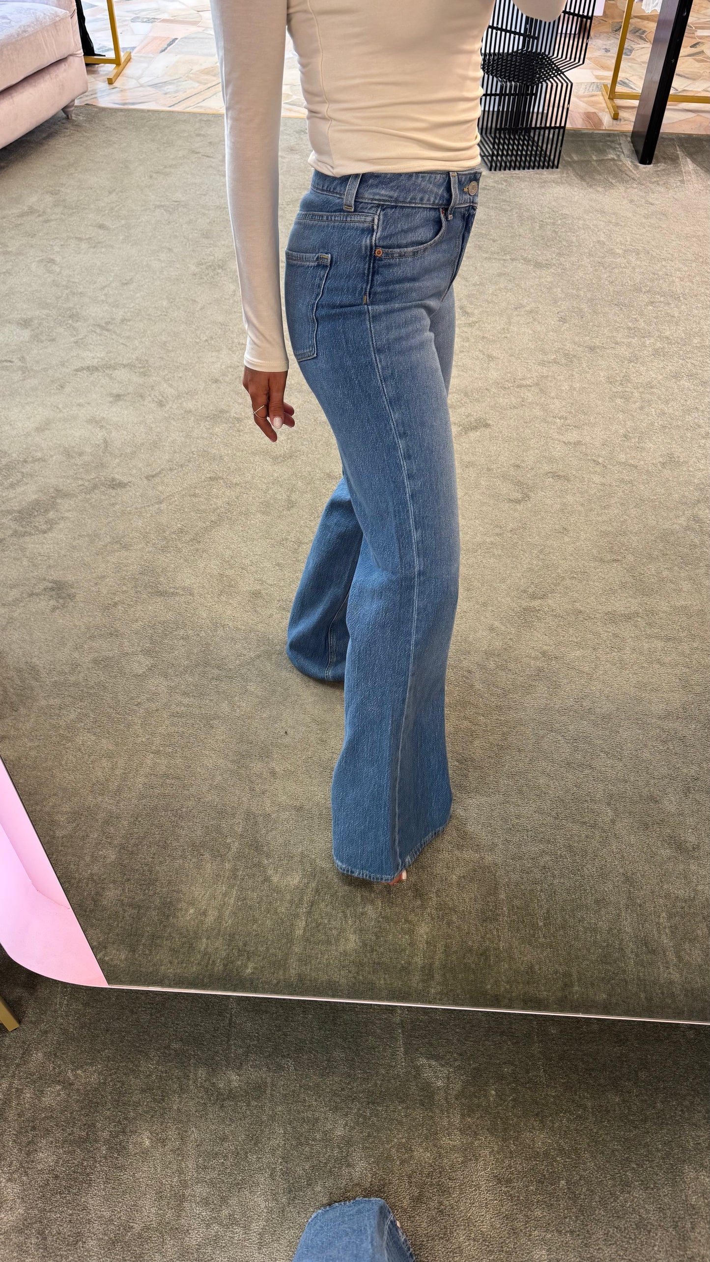 Jeans rome flare denim medio jx