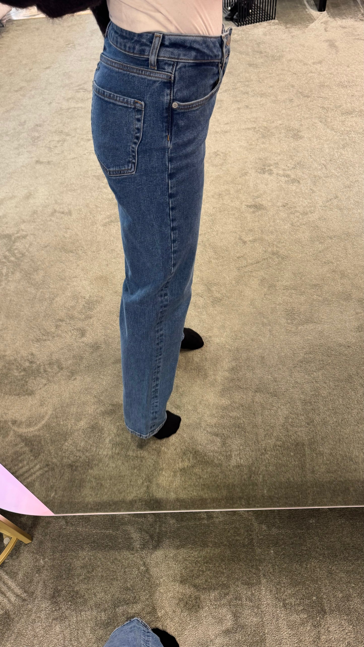 Jeans loose denim medio