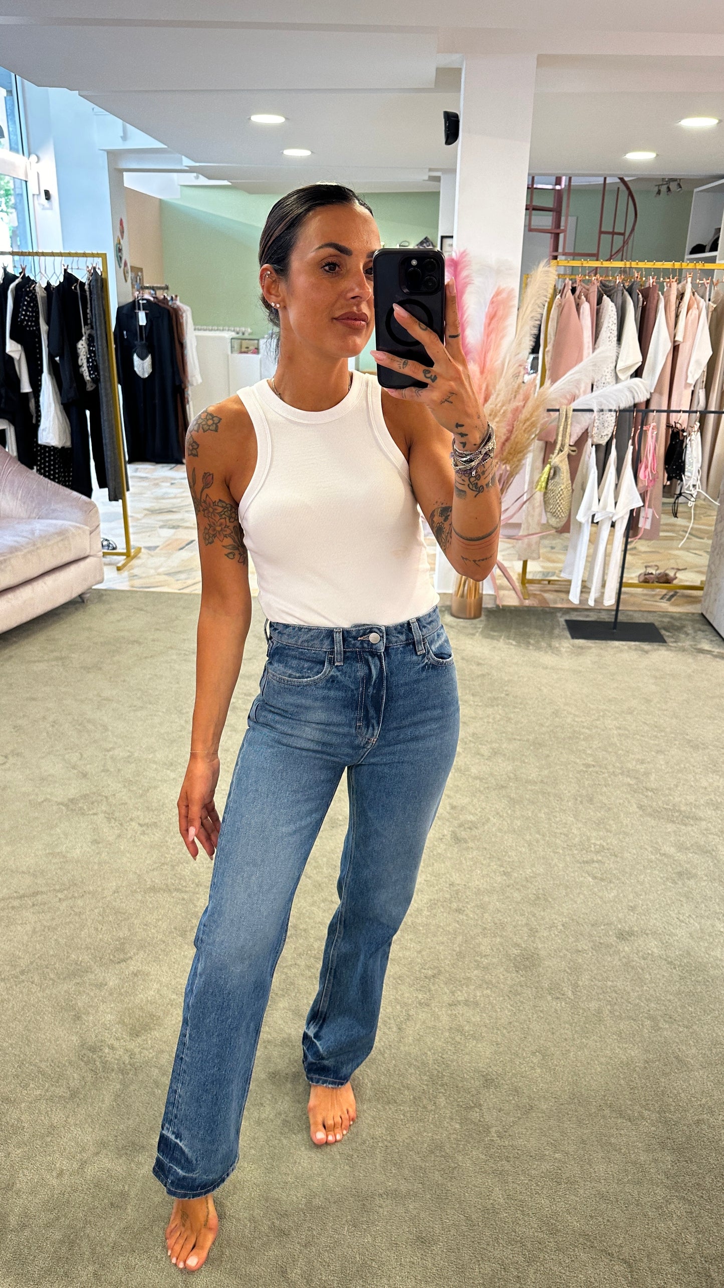 Jeans rose eco denim medium Icon