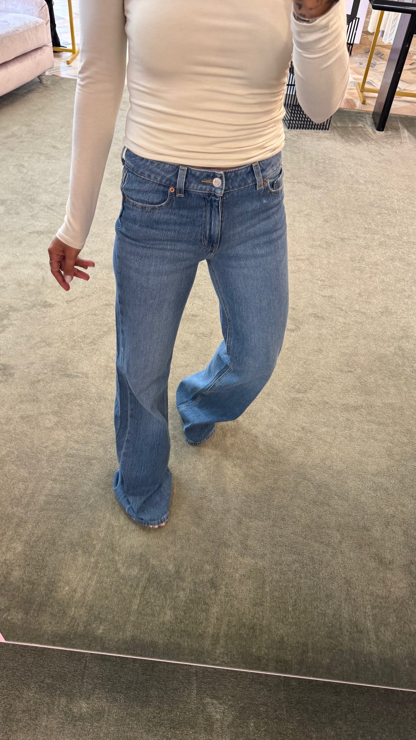 Jeans rome flare denim medio jx