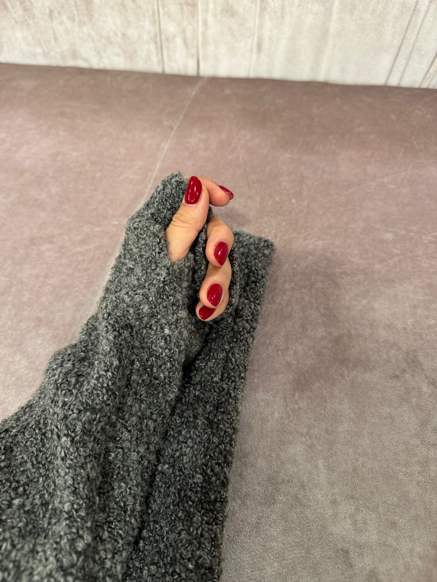 Manicotti lana Bouclè