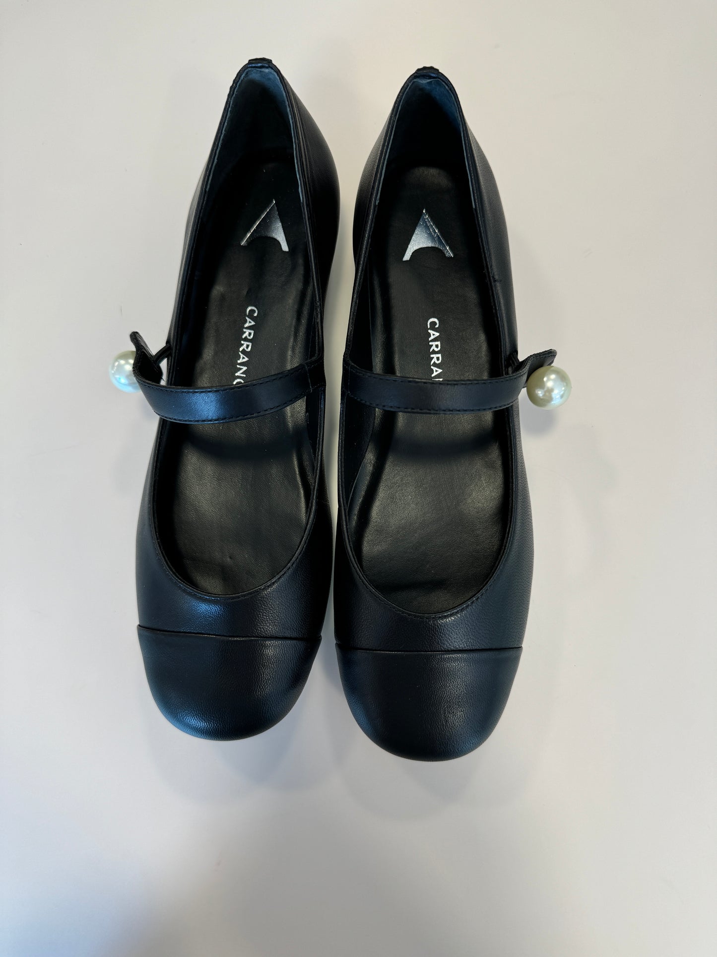 Ballerina coco nera con punta opaca