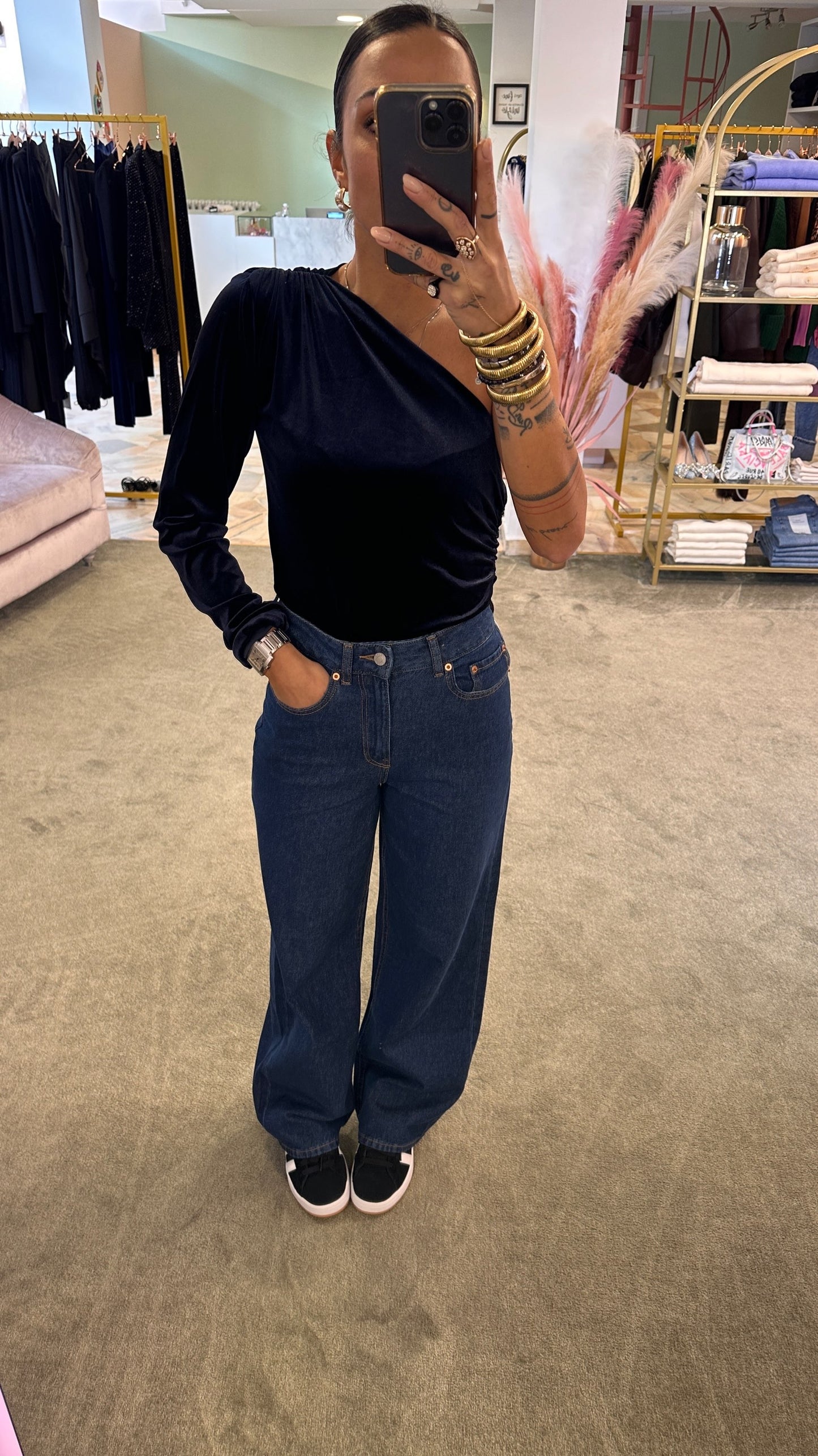 Jeans tokyo wideleg dark denim