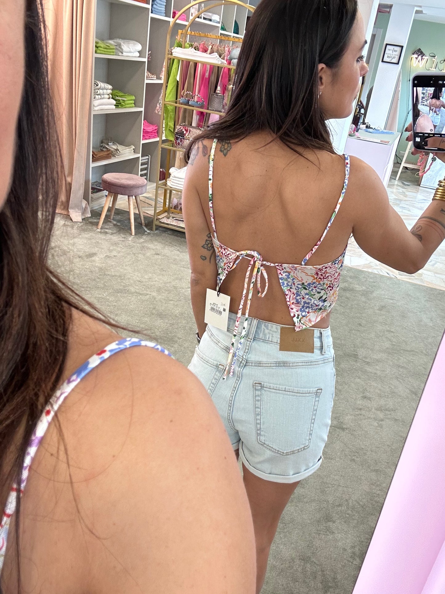 Top fiorellini multicolor