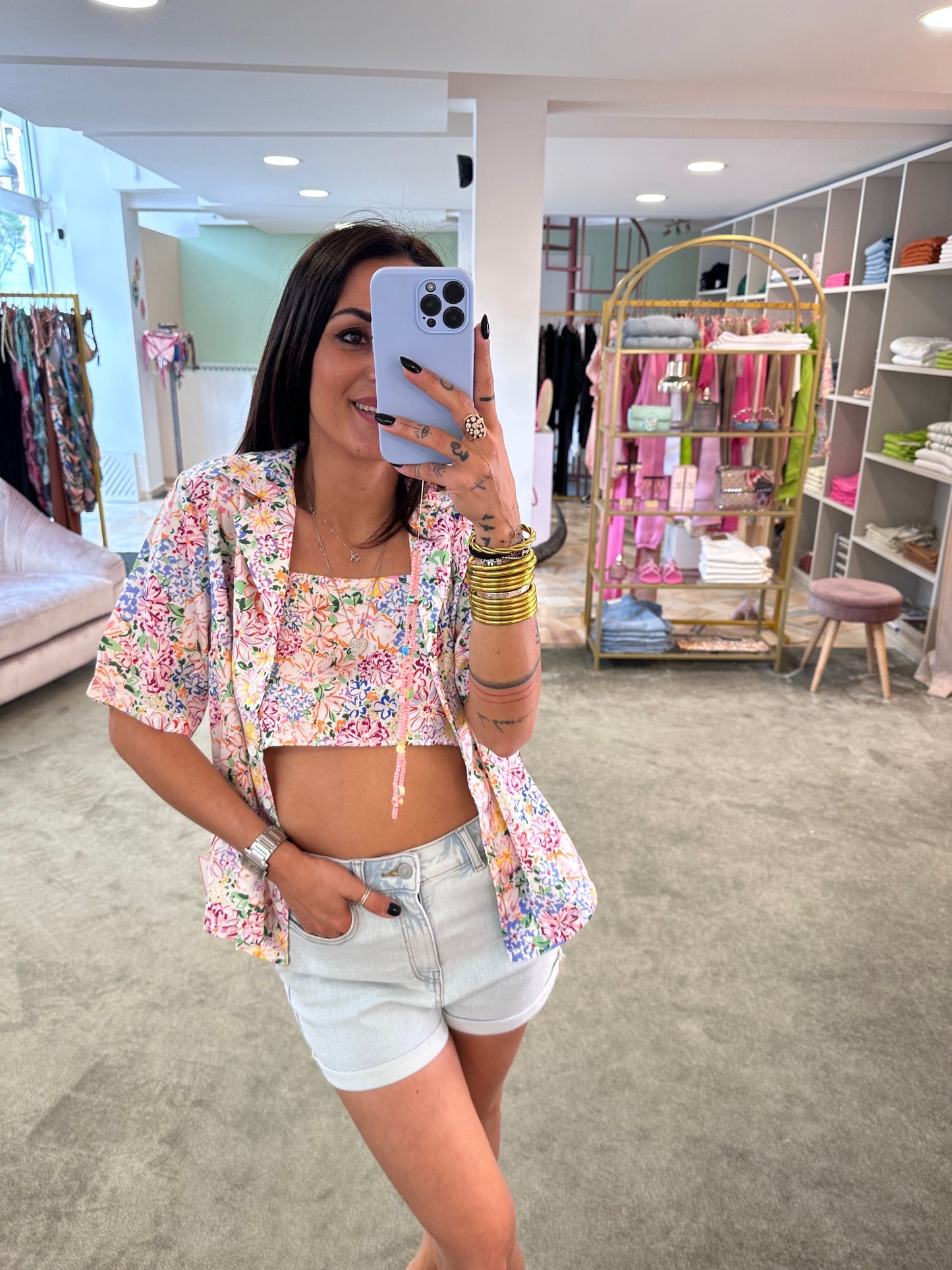 Top fiorellini multicolor