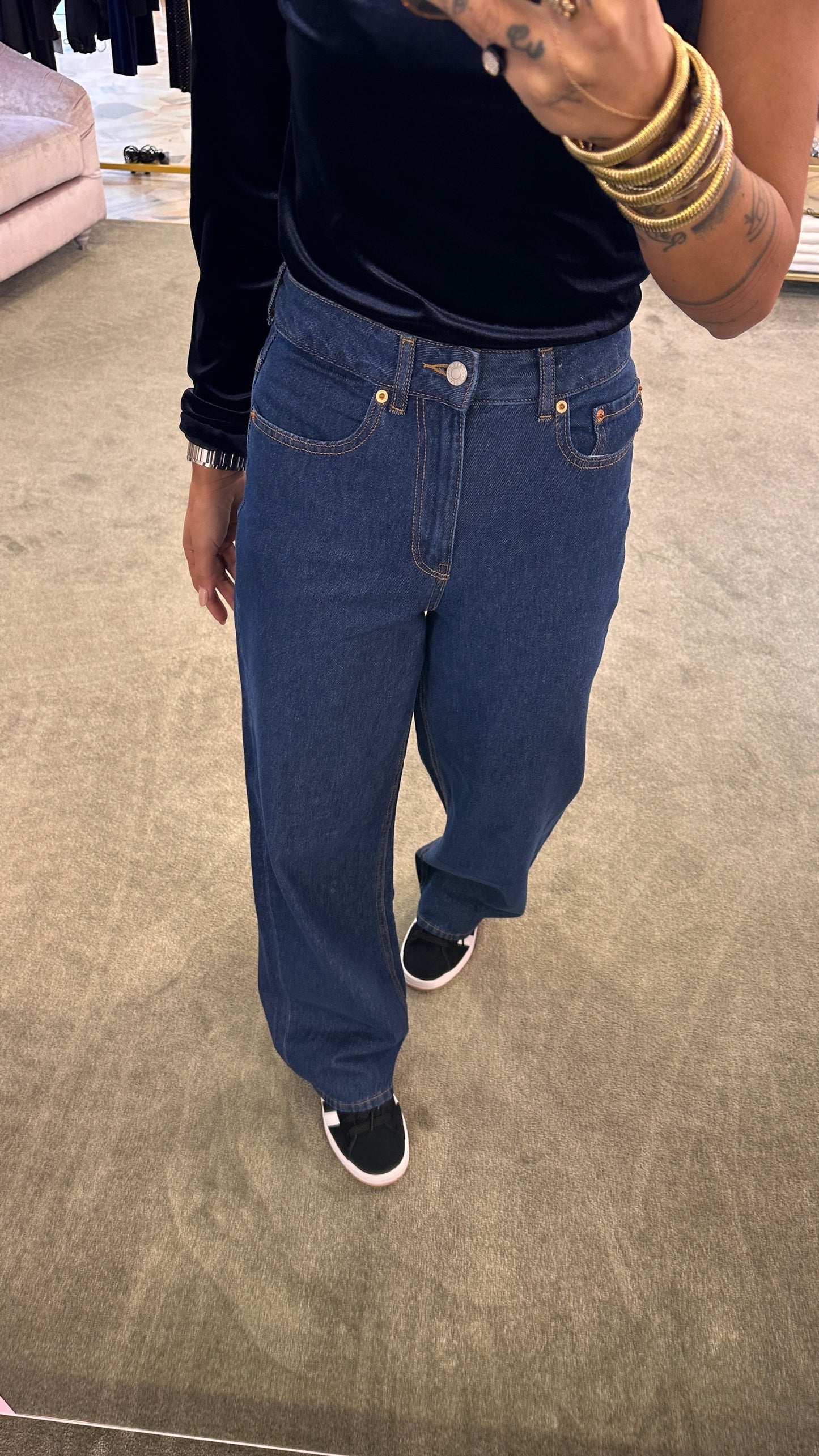 Jeans tokyo wideleg dark denim