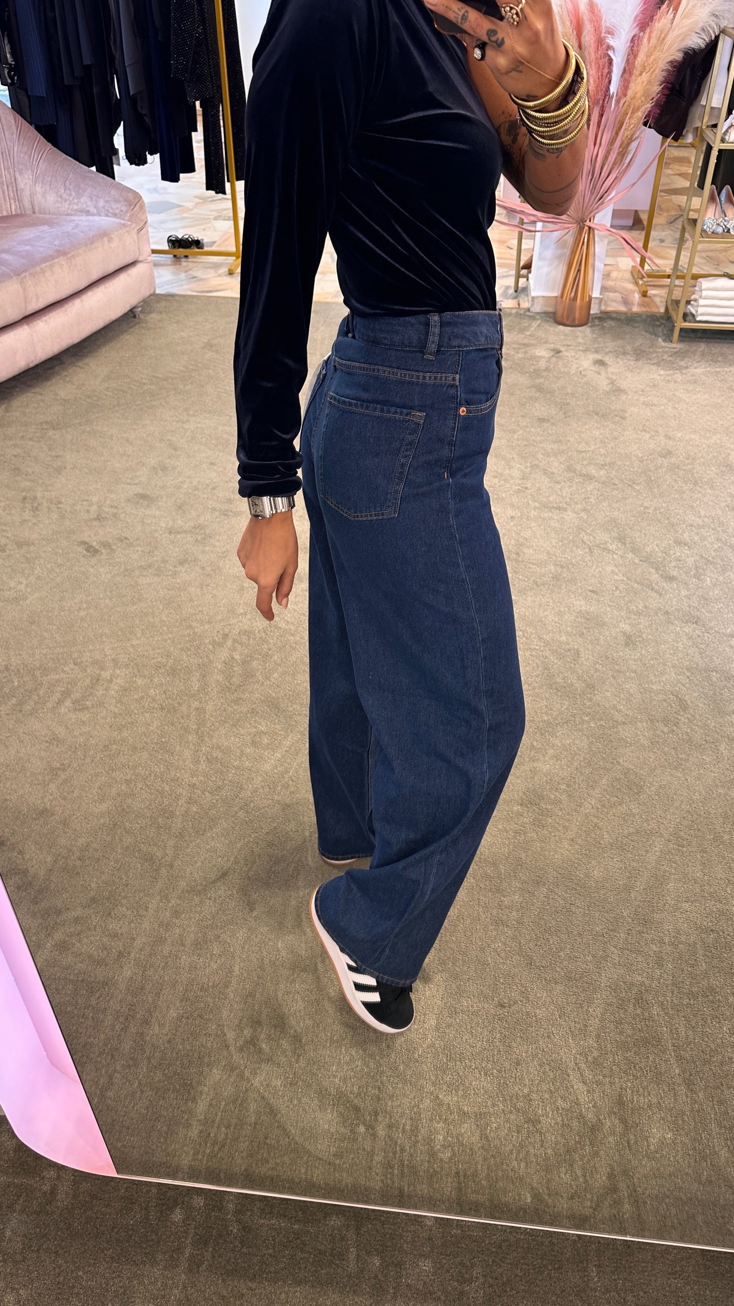 Jeans tokyo wideleg dark denim