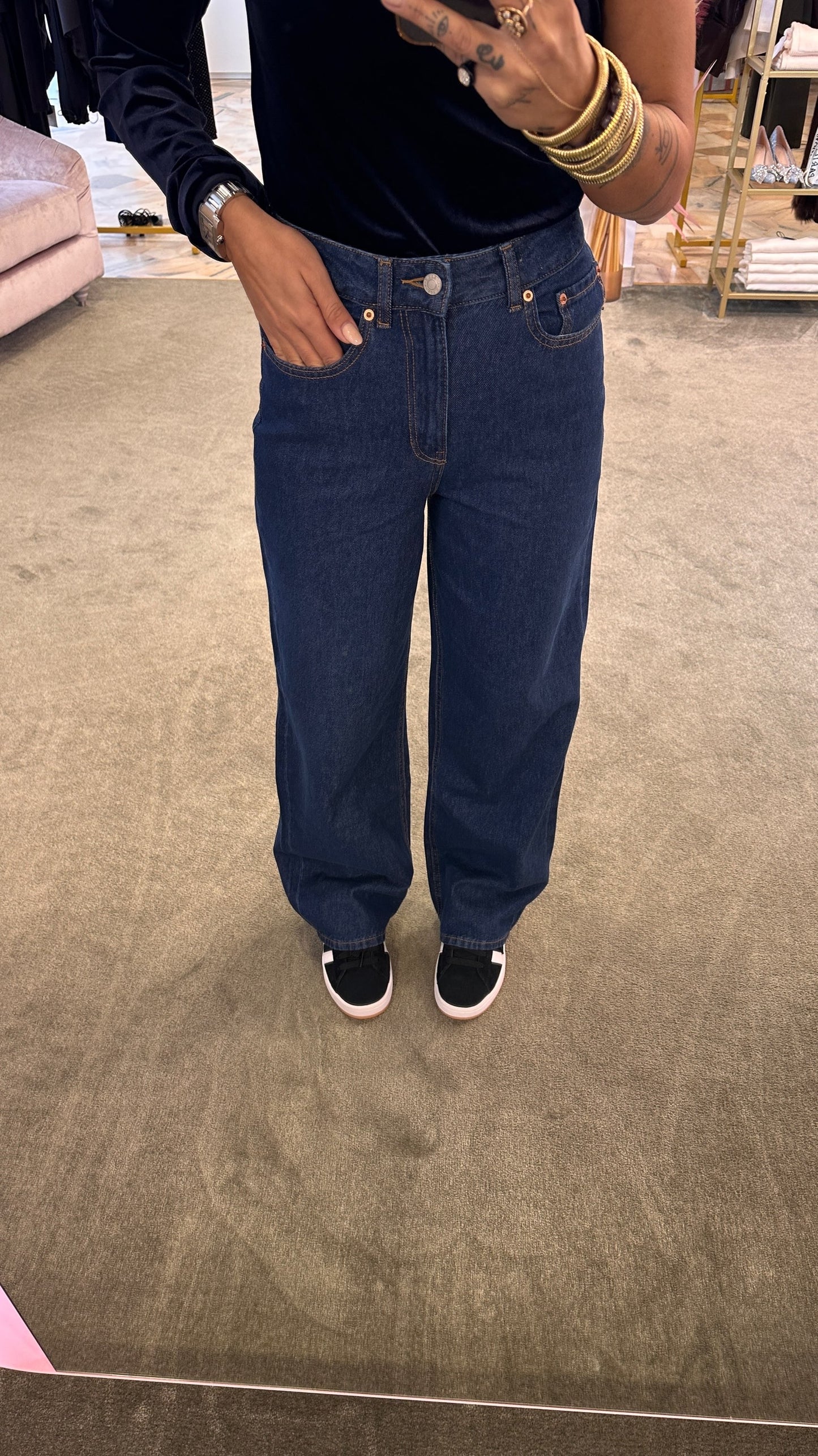 Jeans tokyo wideleg dark denim