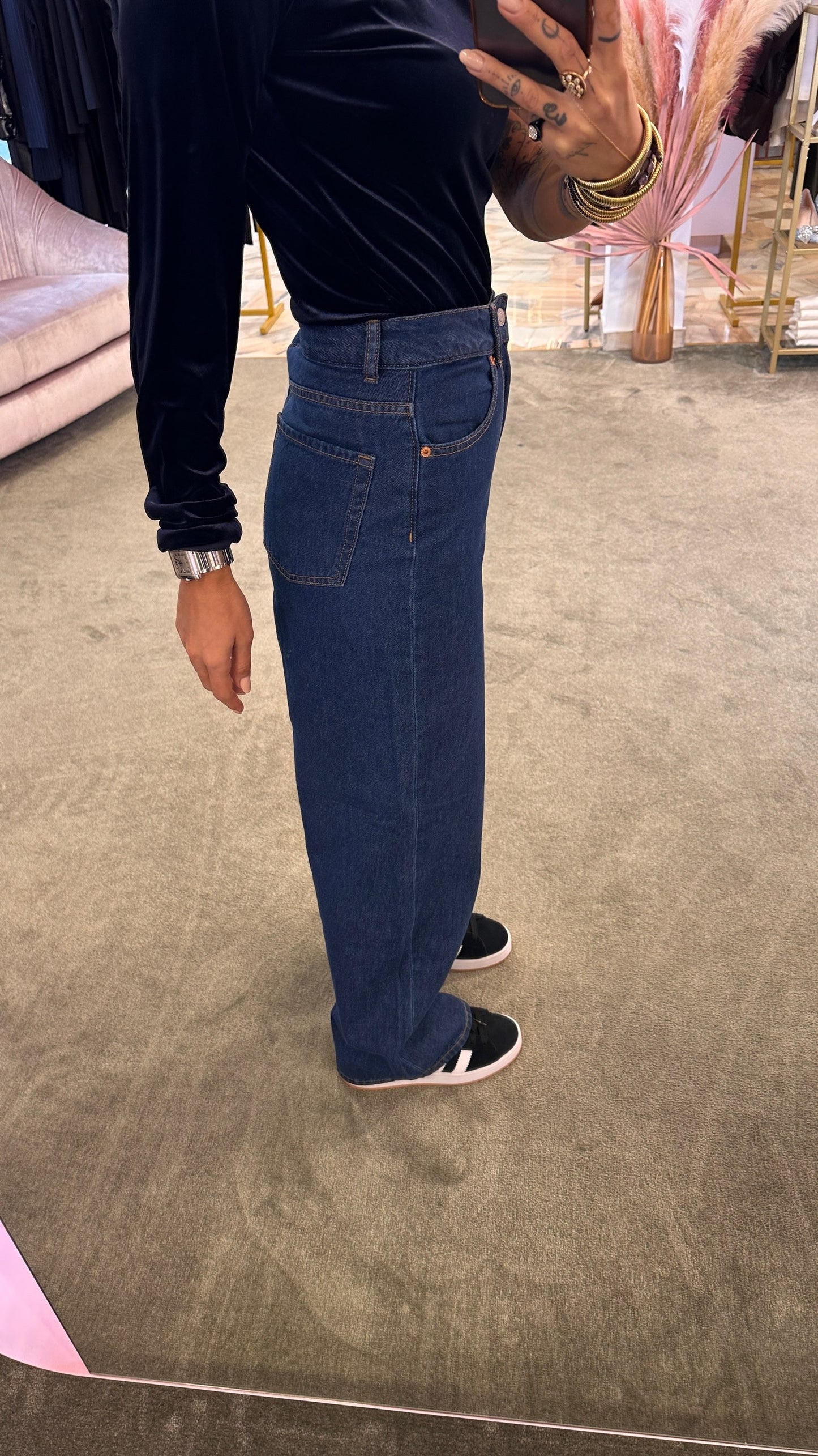 Jeans tokyo wideleg dark denim