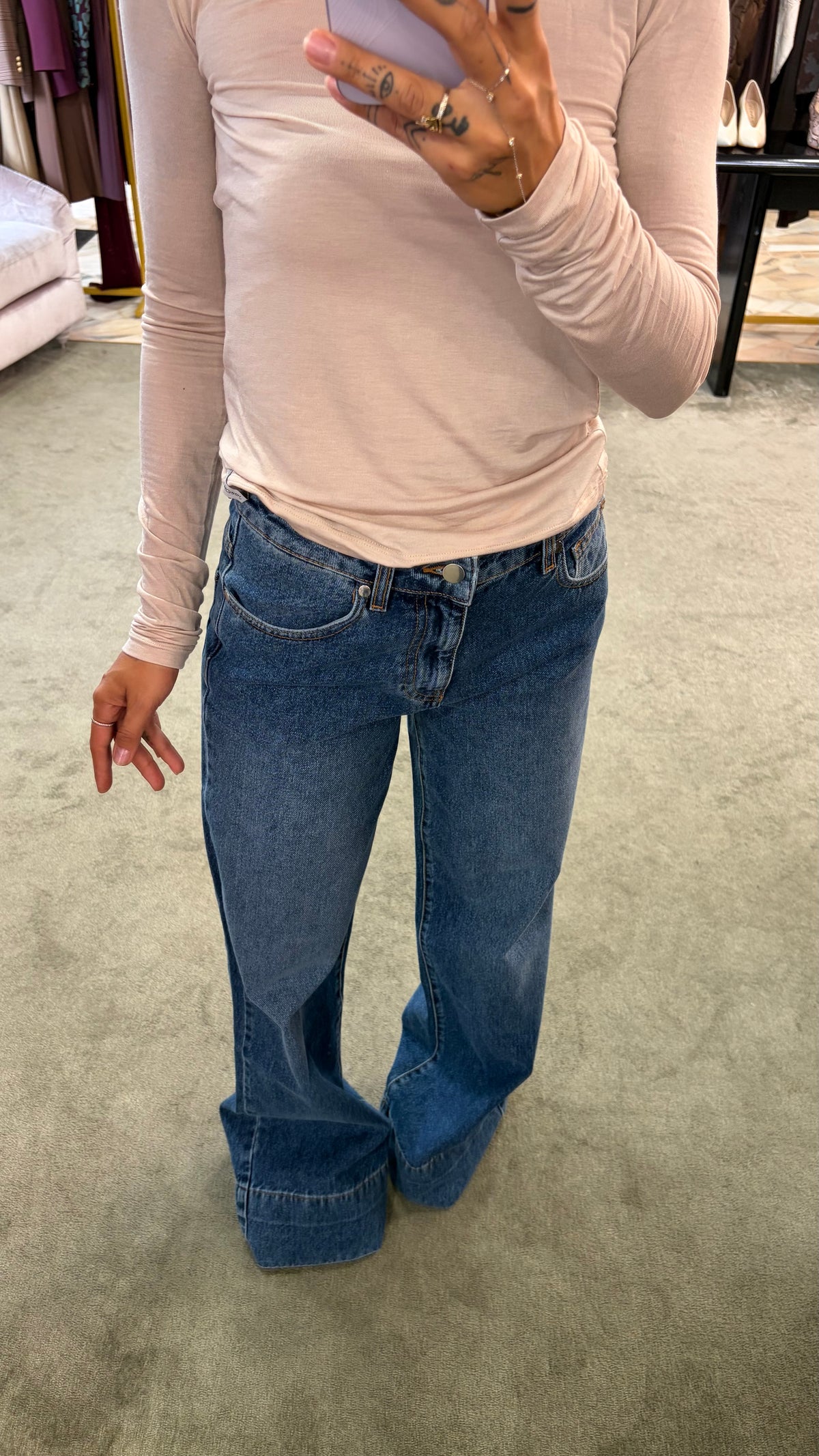 Jeans belen denim medio flare Hinnominate