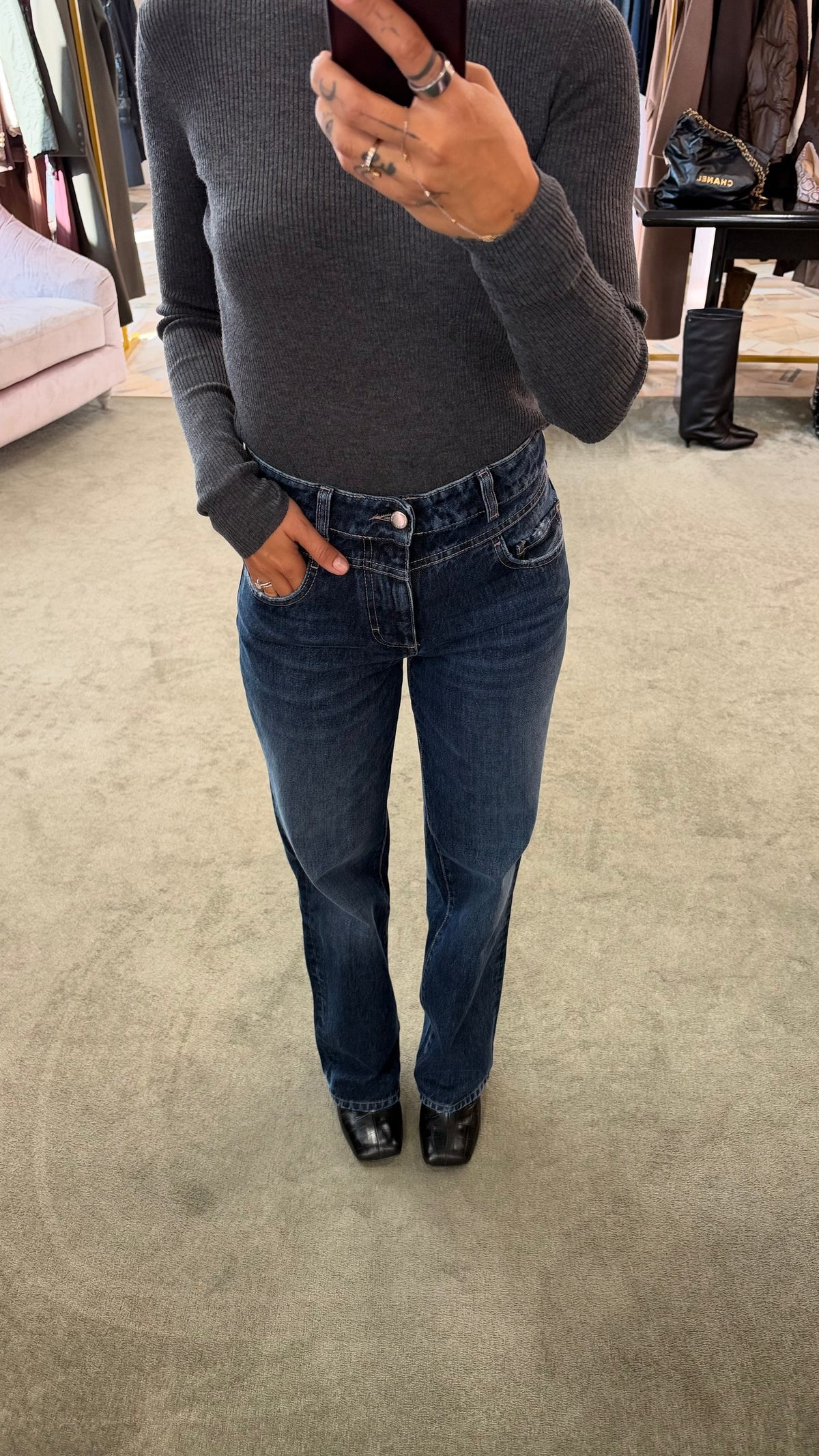 Jeans dali denim scuro Icon