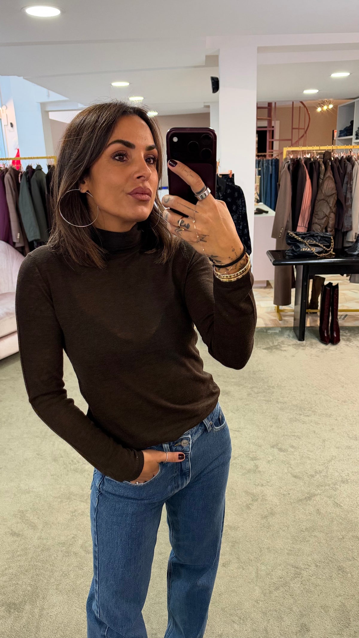Dolcevita sottogiacca vendy marrone sl