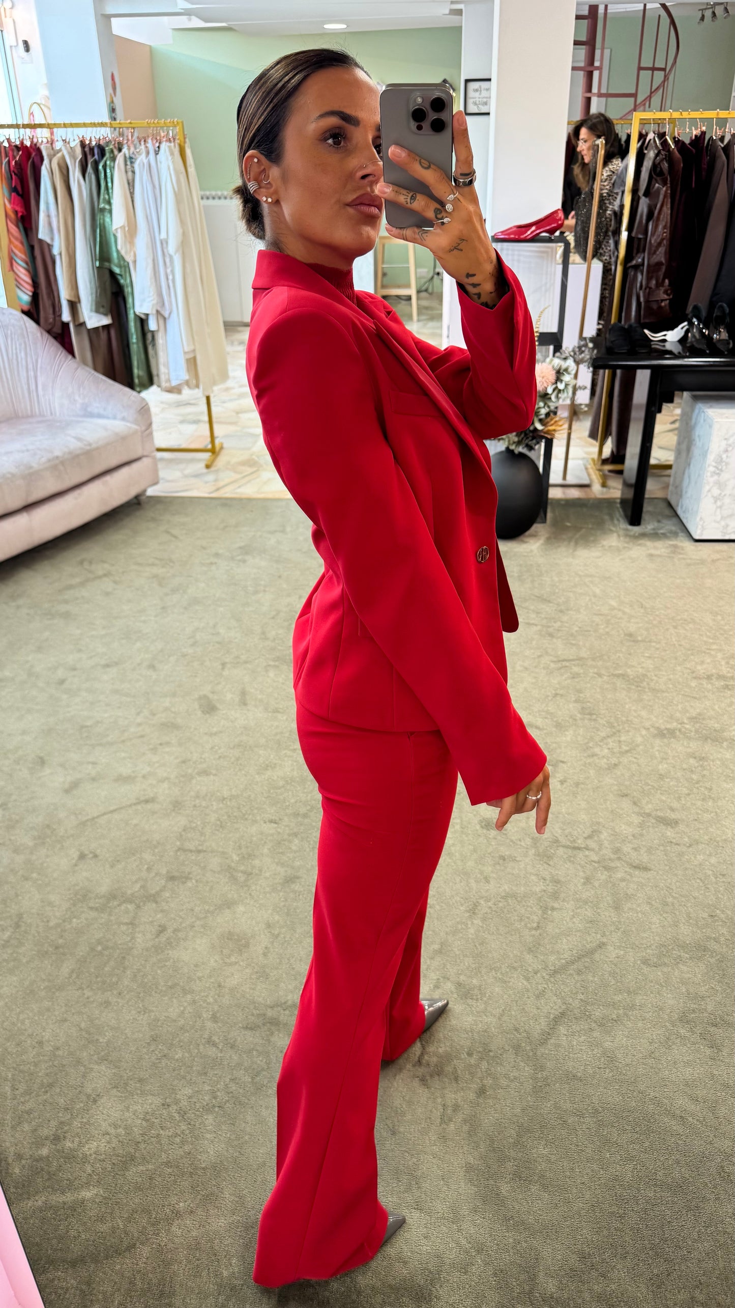 Blazer rosso slim fr