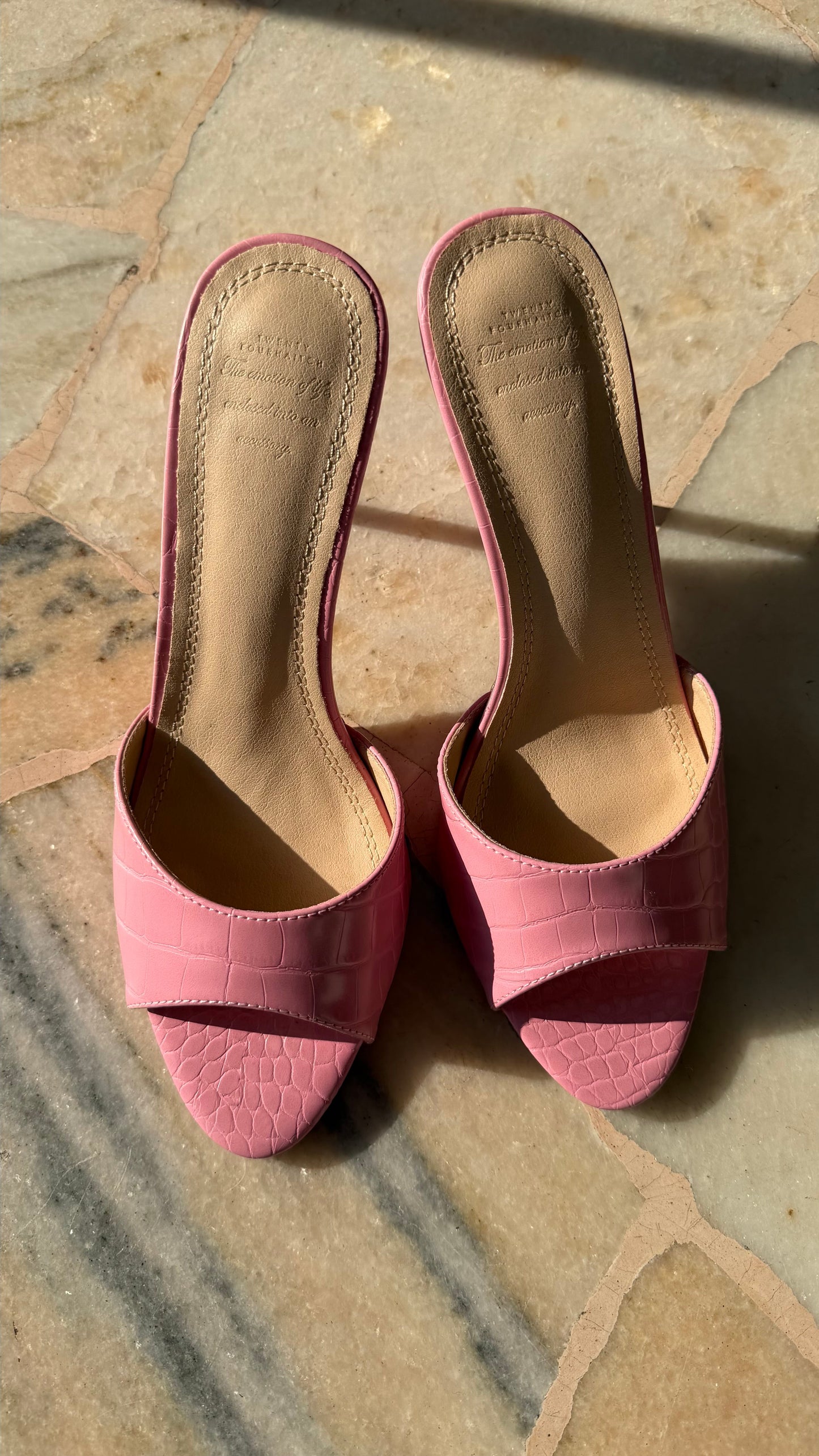 Mules rosa big babol crocco