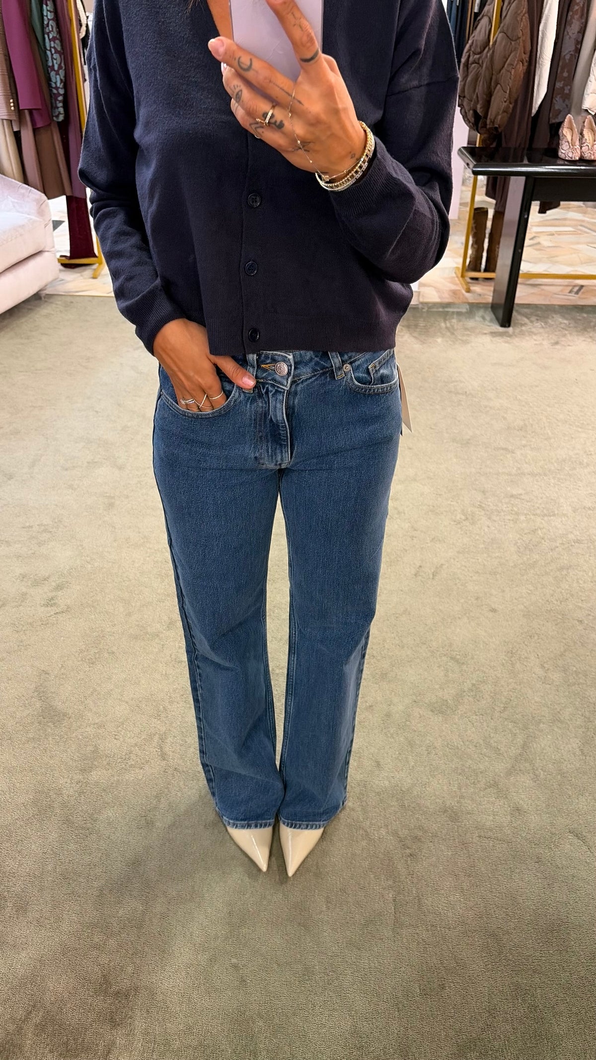 Jeans kori denim medio straight sl