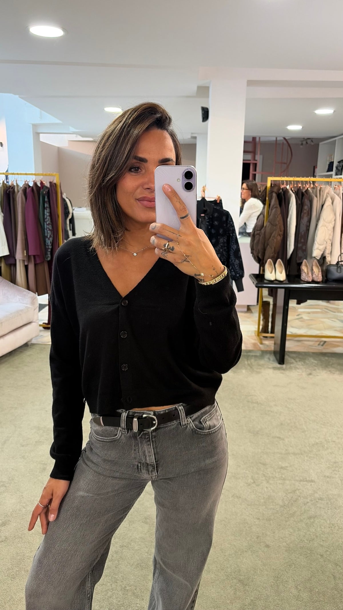 Jeans kori grigi straight sl
