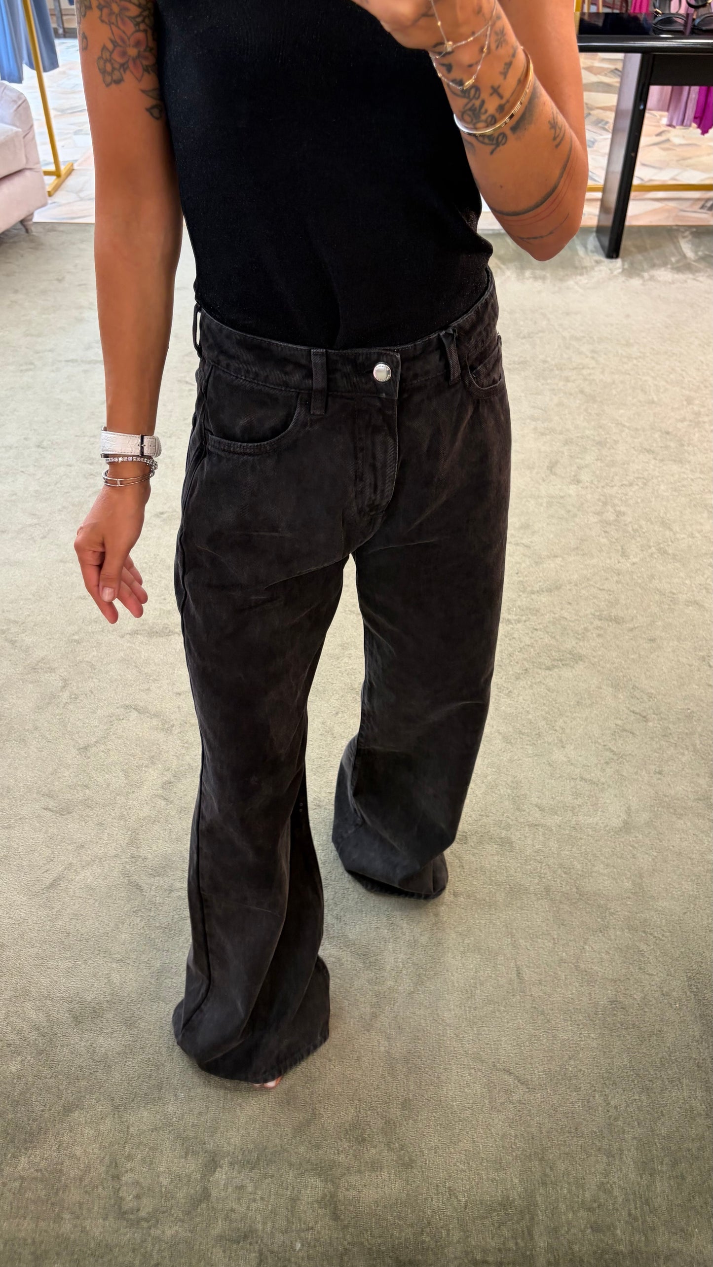 Jeans debby nero carbon Icon A/I26