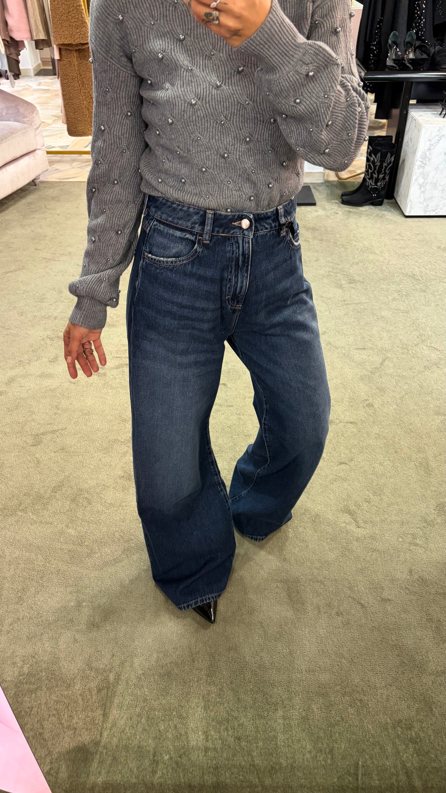 Jeans debby deep blue Icon