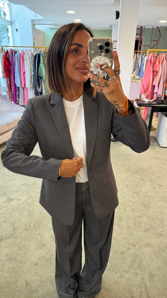 Blazer ellis grigio slim jx