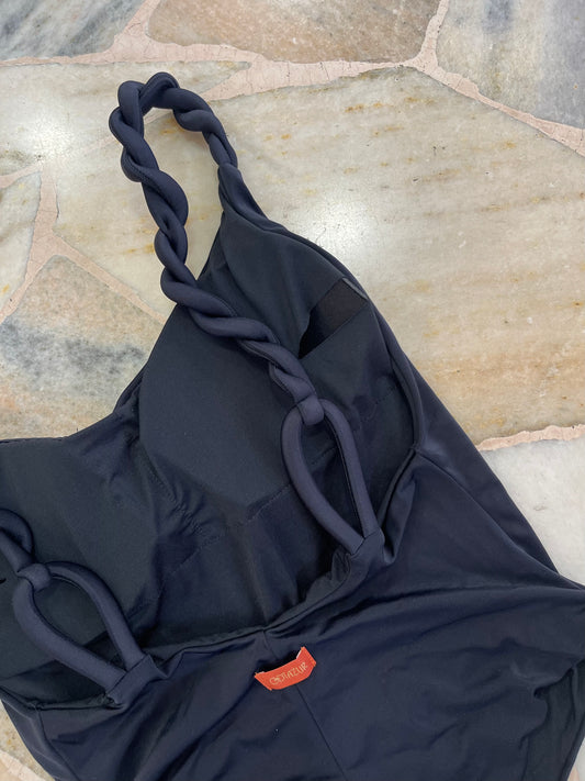 Costume intero nero torchon Cotazur