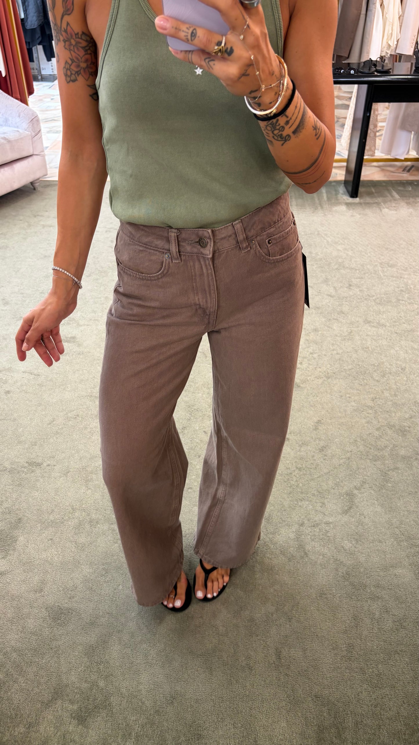 Jeans tokyo taupe jx