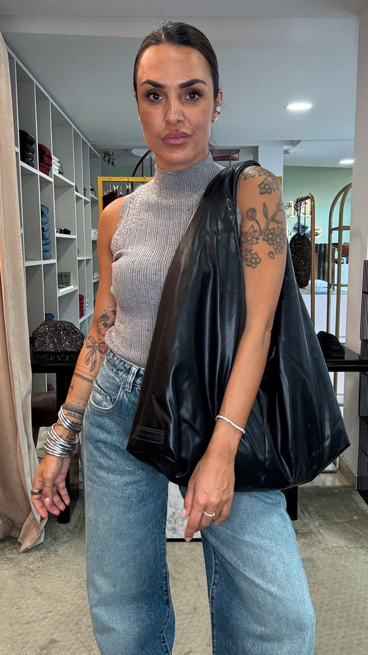 Hobo bag grande nera Hinnominate