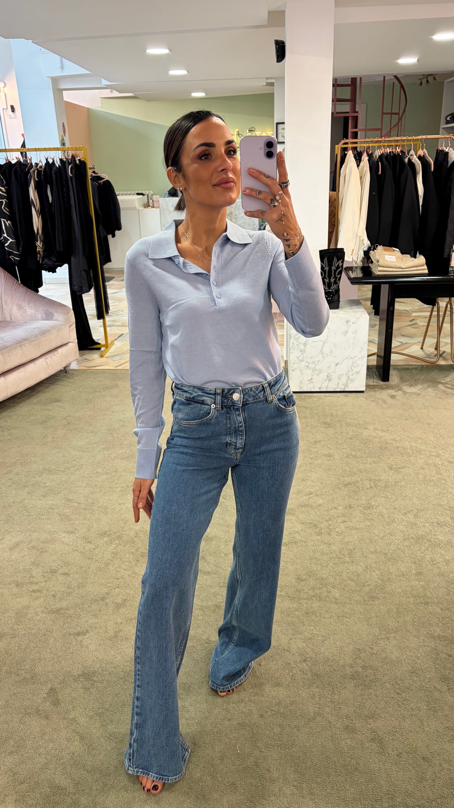 Jeans kori denim medio straight sl