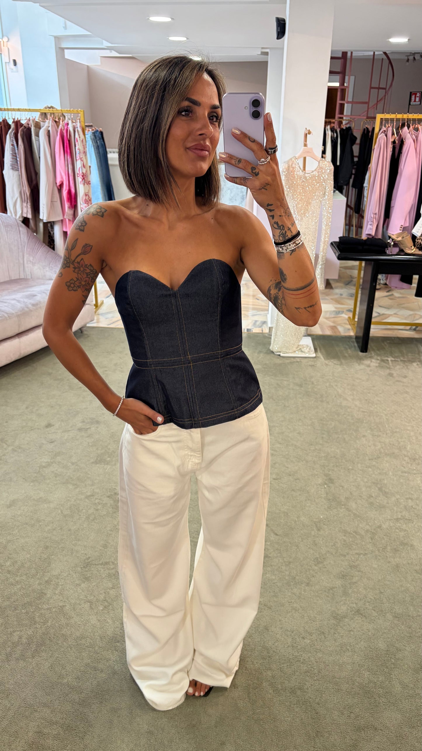 Jeans debby bianco Icon