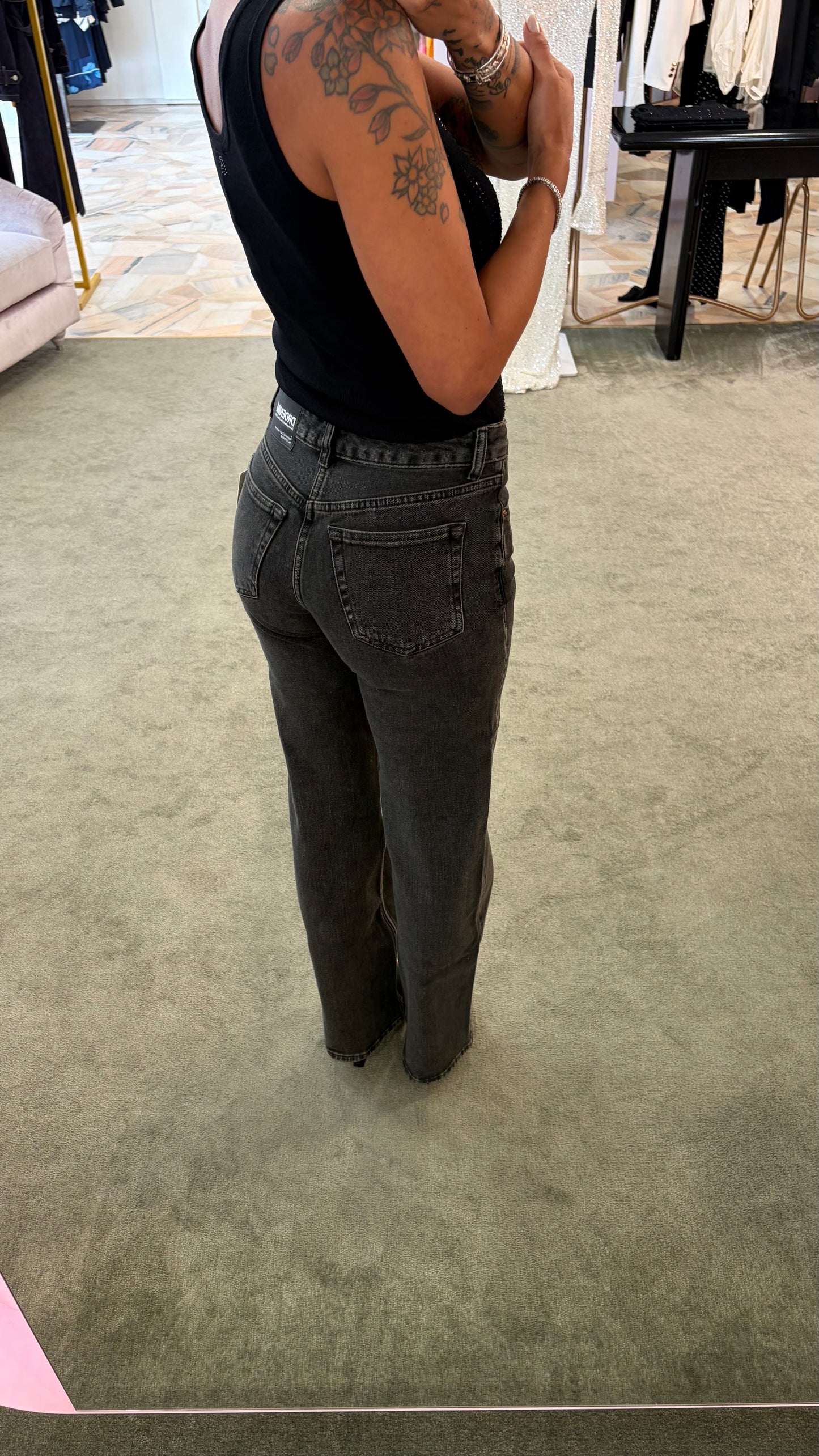Jeans addy Dr.Denim straight vintage black
