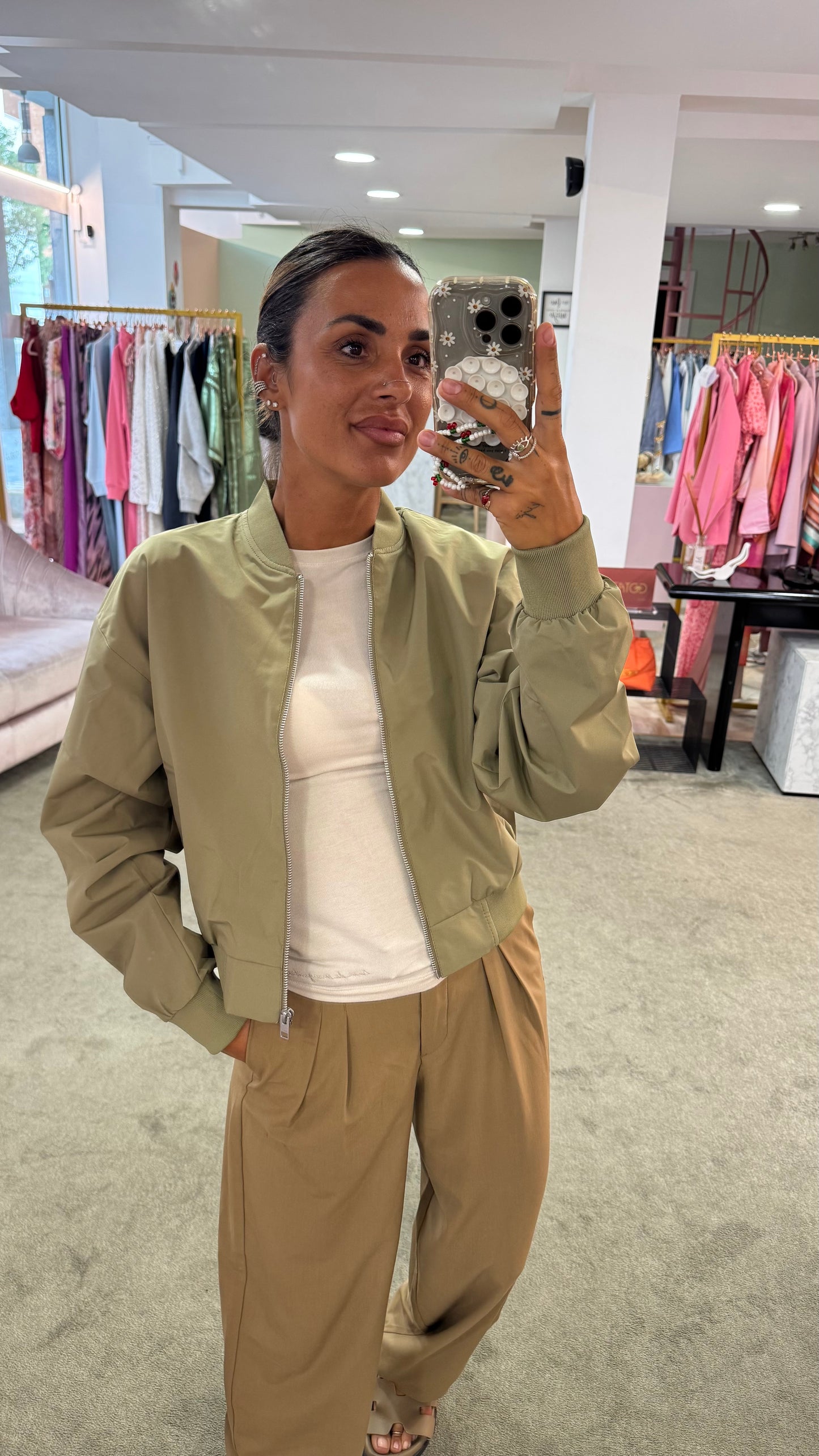 Bomber verde militare jx