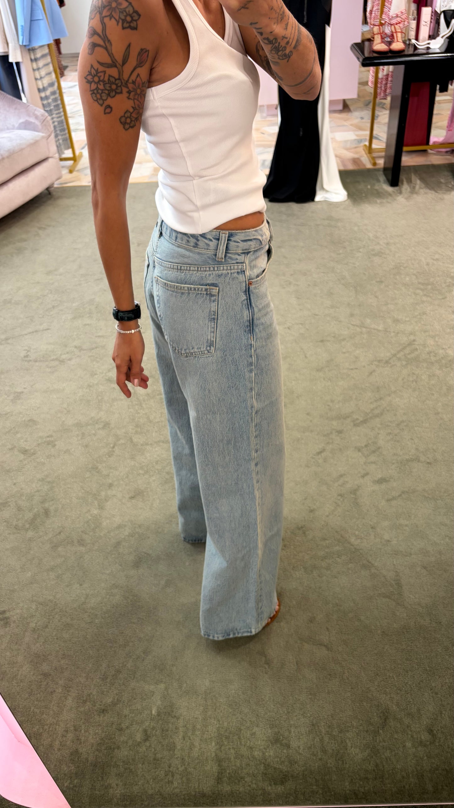 Jeans rhue Dr.Denim wide denim chiaro