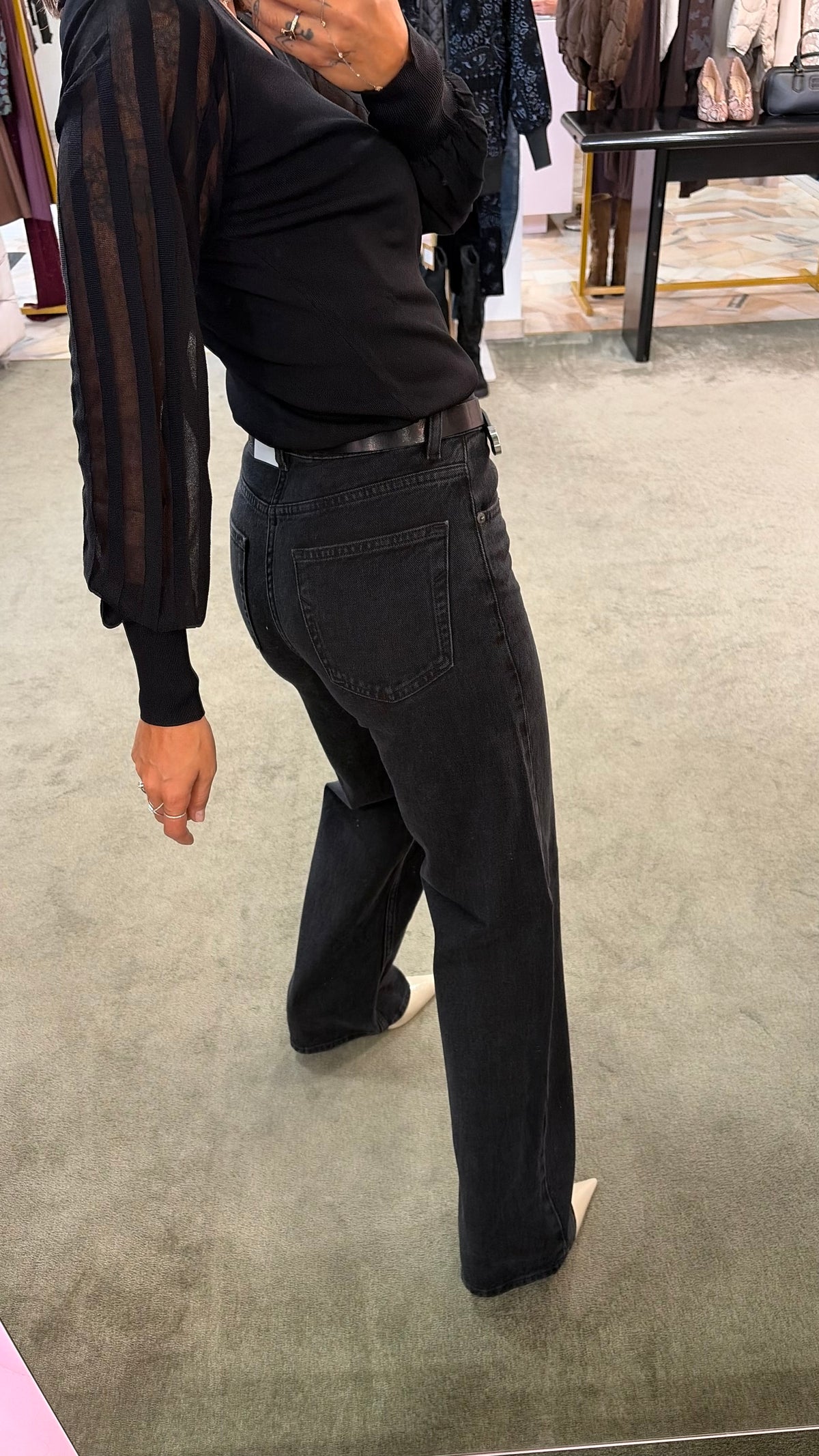 Jeans kori neri straight sl