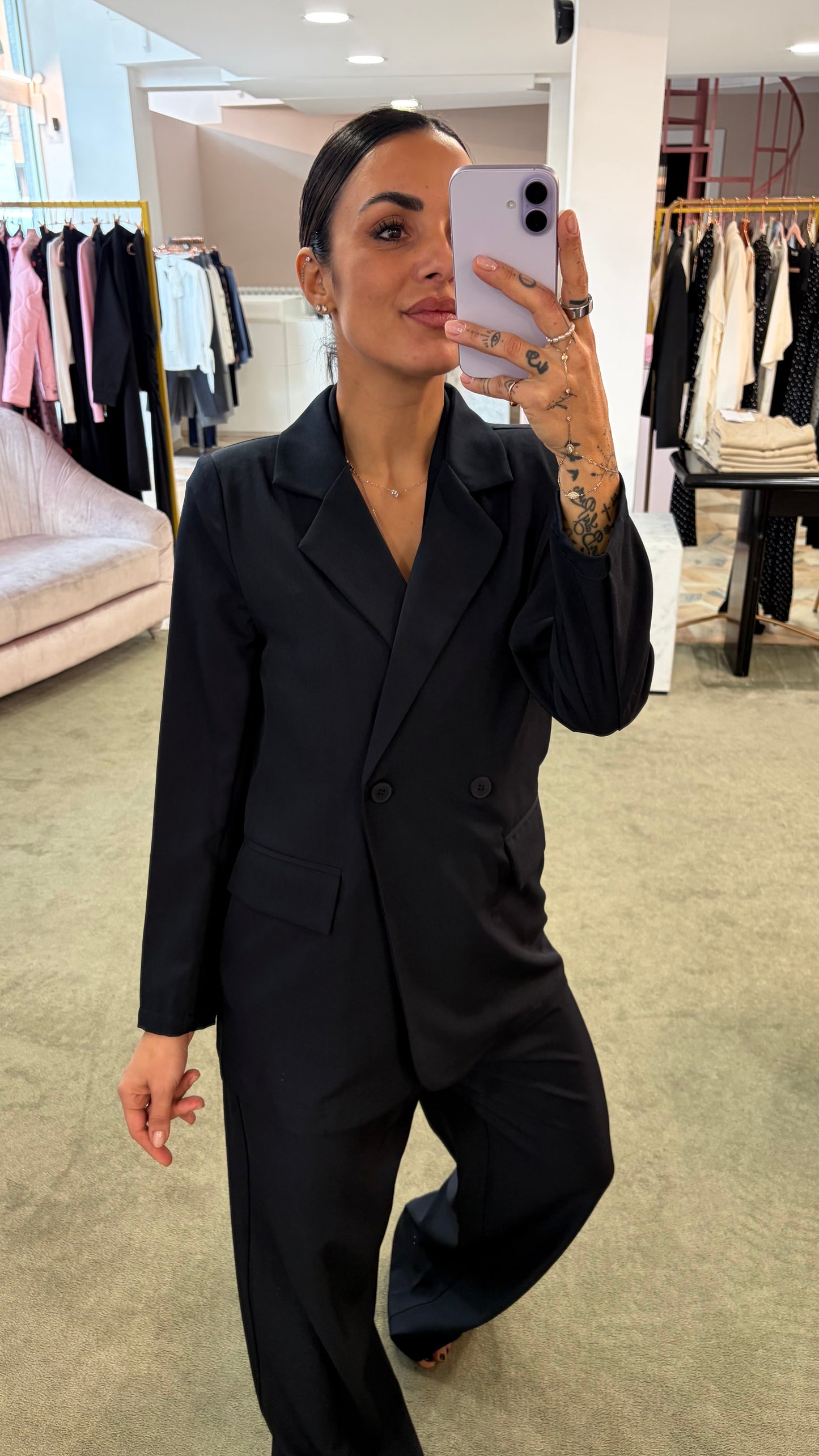 Blazer doppiopetto blu notte ay