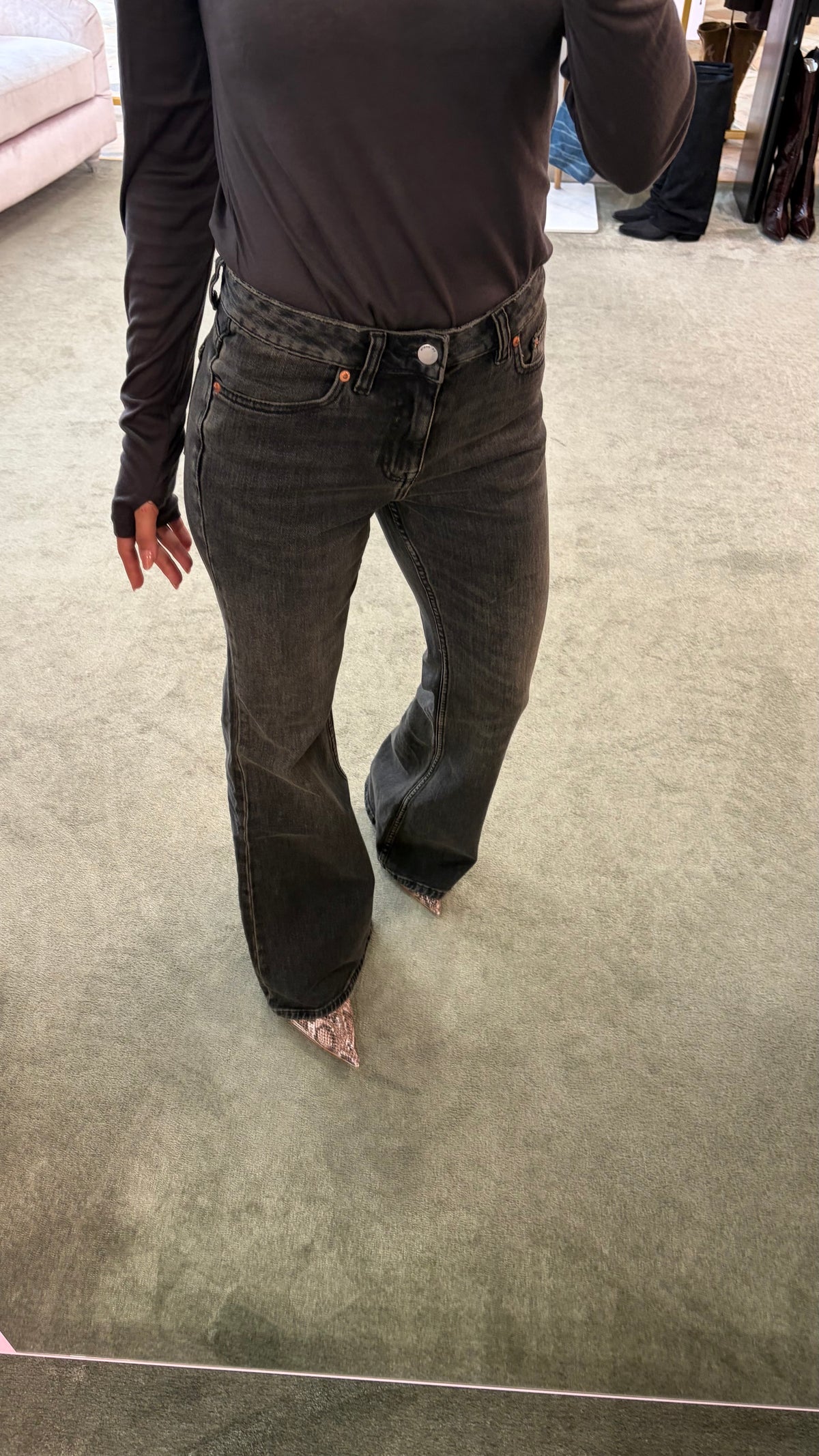 Jeans elba Dr.Denim bootcut grigio