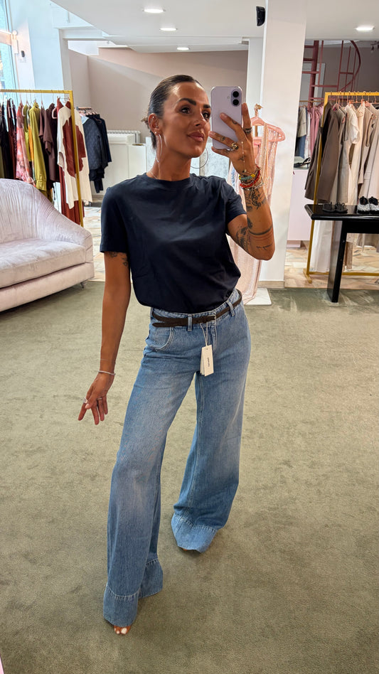 T-shirt blu notte essential sl