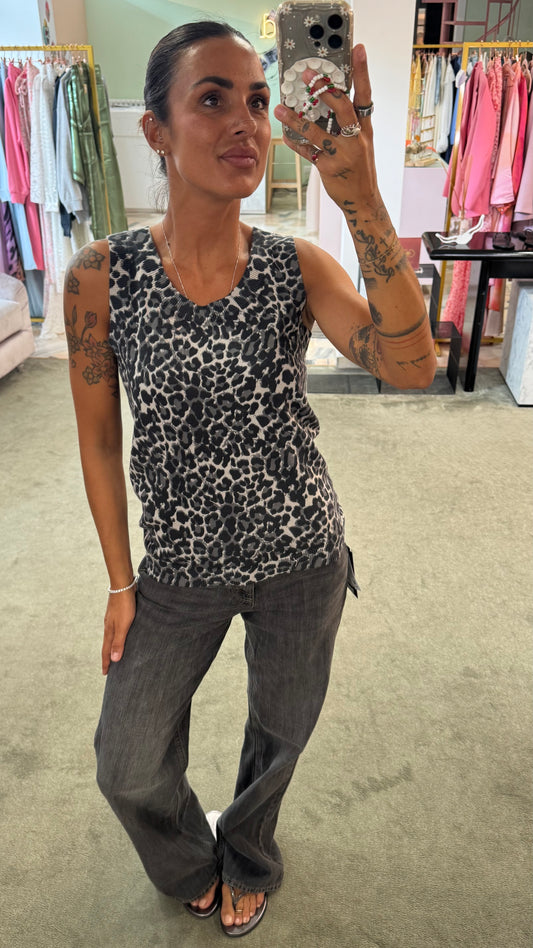 Canotta leopardata grigia sy