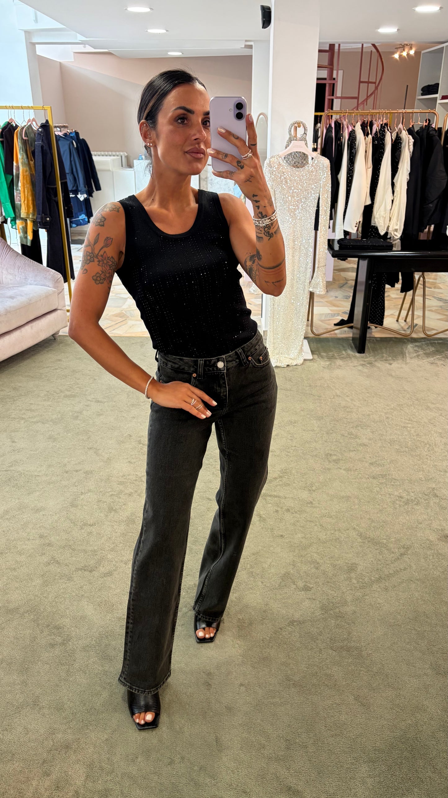 Jeans addy Dr.Denim straight vintage black