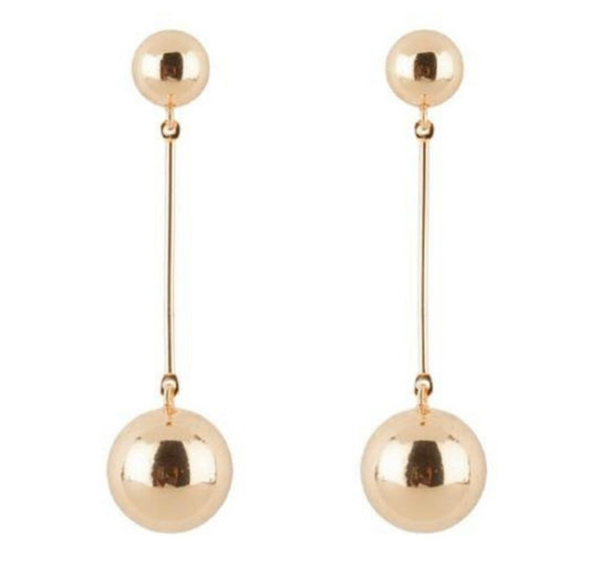 Orecchini sfere gold