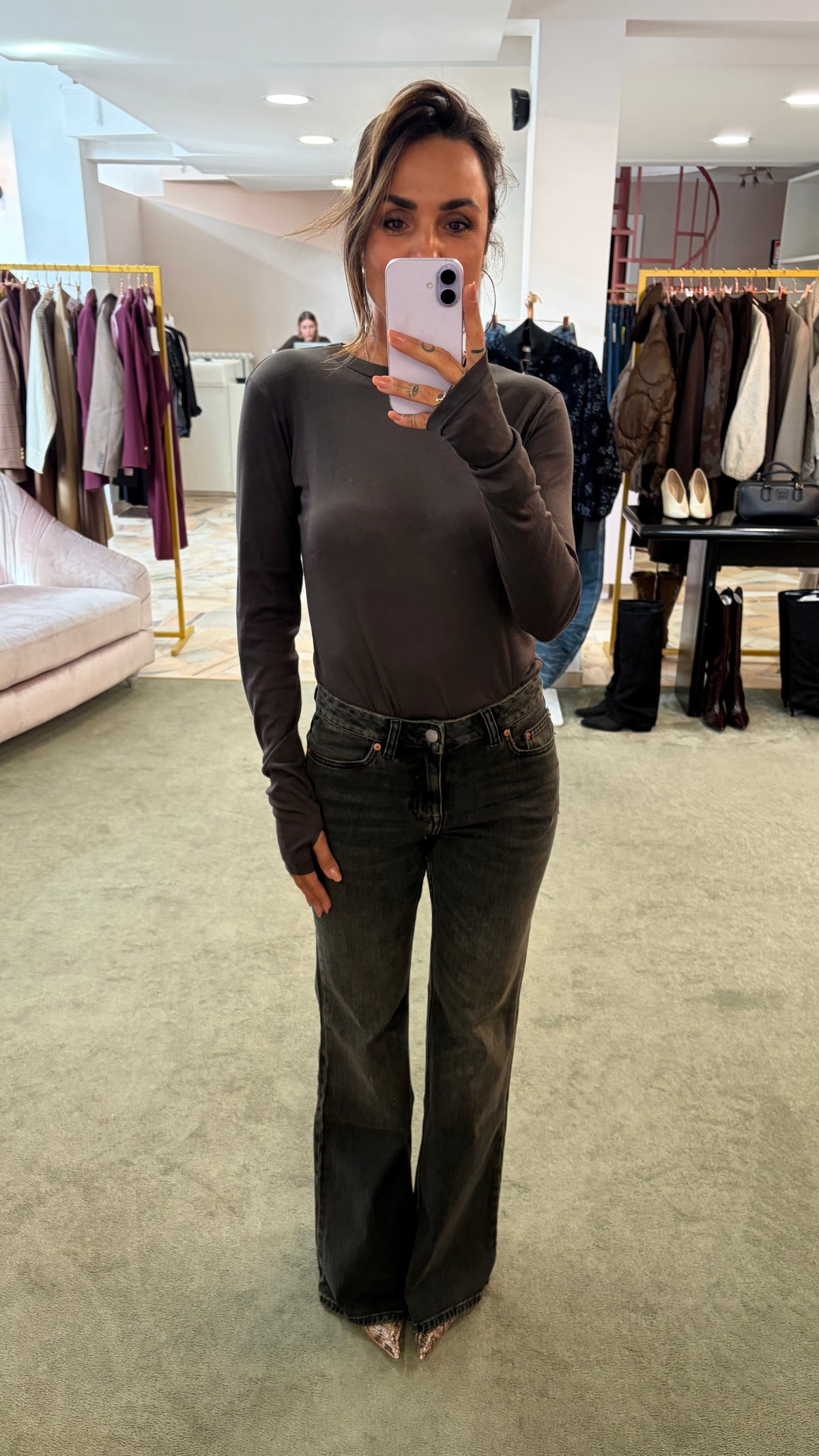 Jeans elba Dr.Denim bootcut grigio
