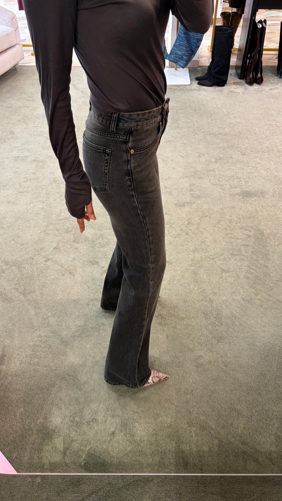 Jeans elba Dr.Denim bootcut grigio