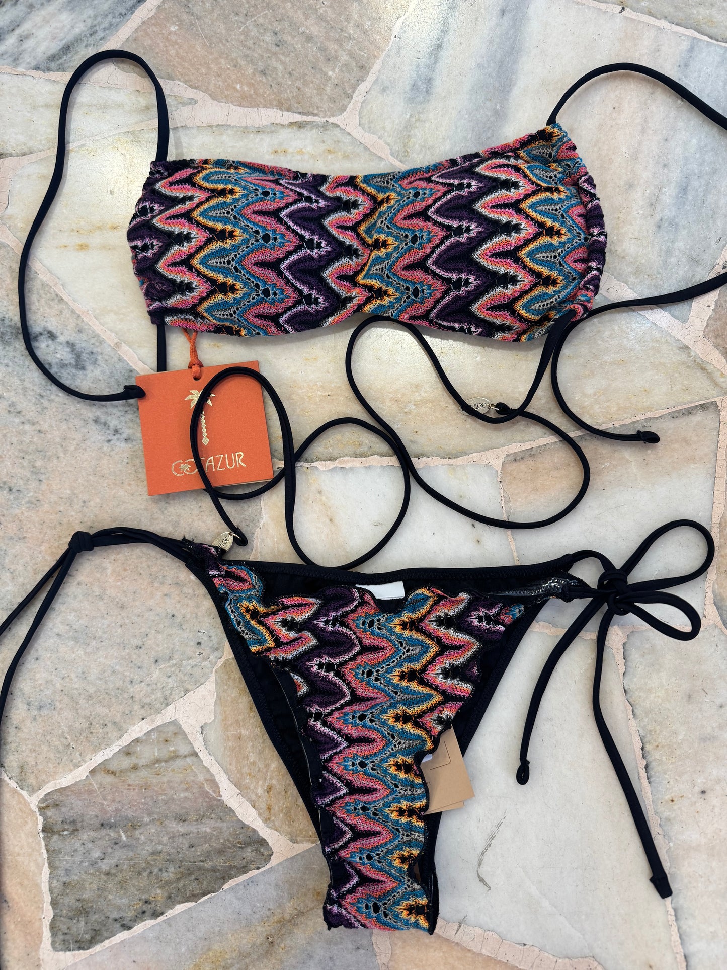 Bikini fascia fantasia missoni Cotazur