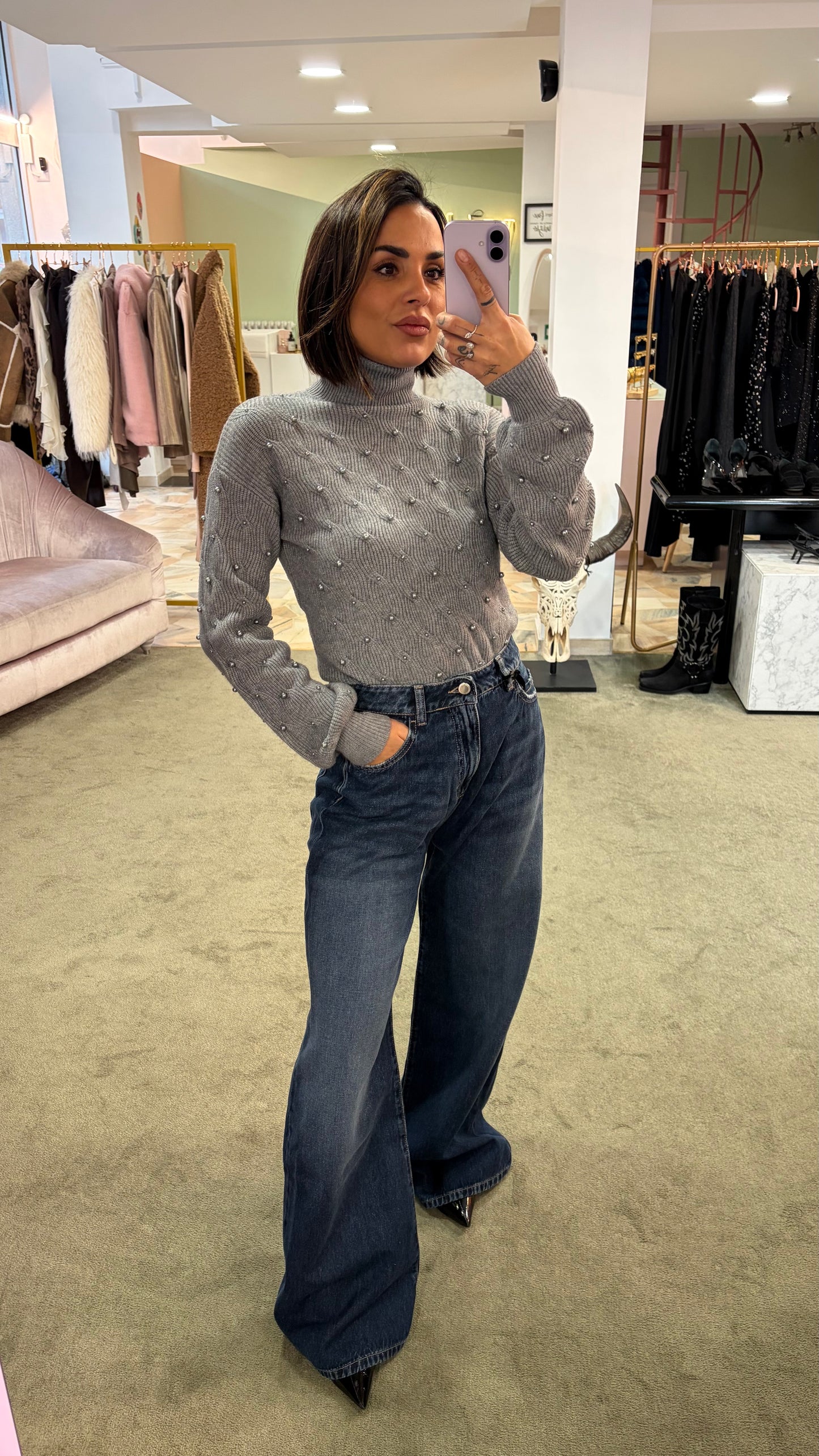 Jeans debby deep blue Icon