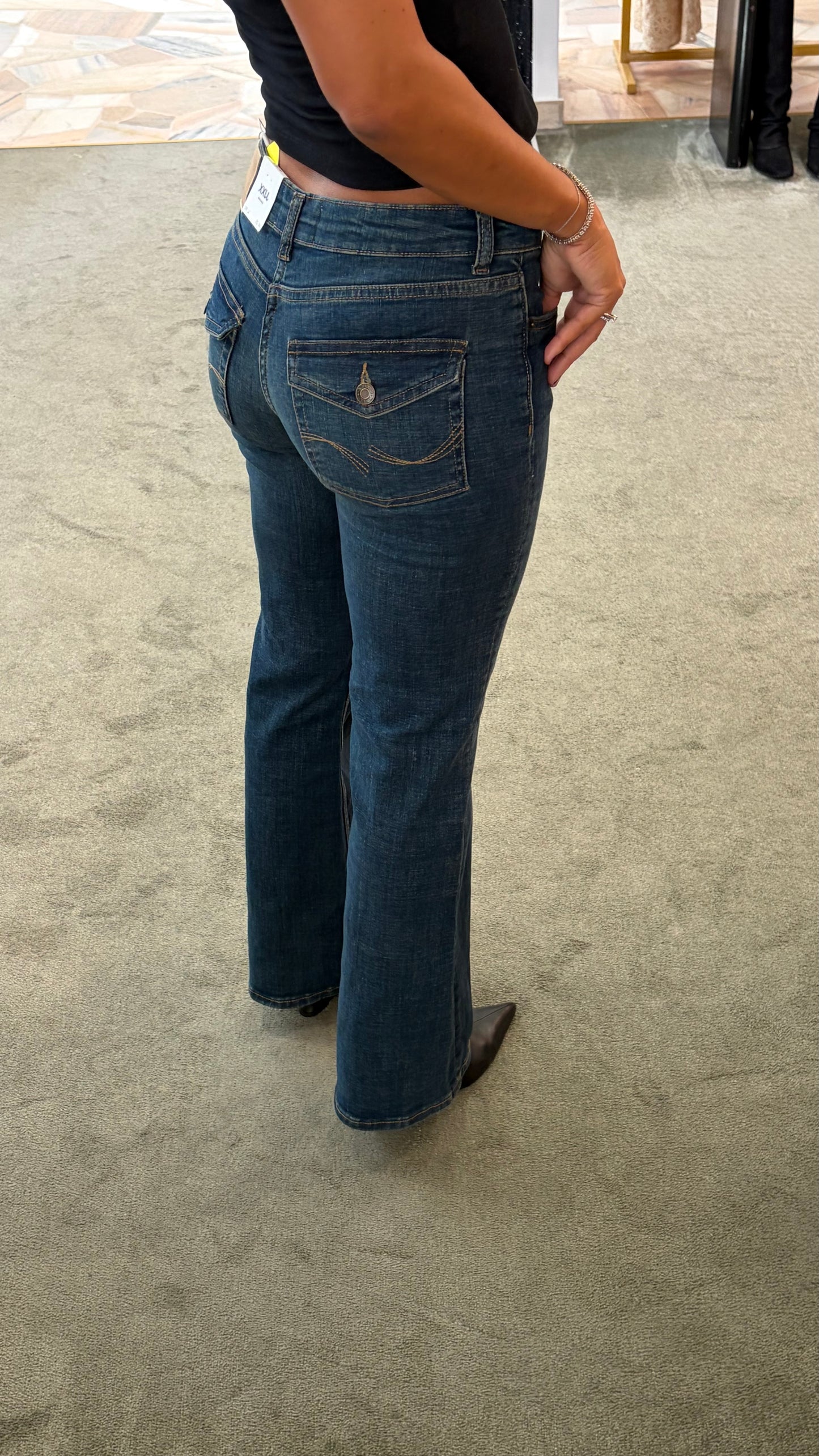 Jeans texas denim vintage vita bassa jx