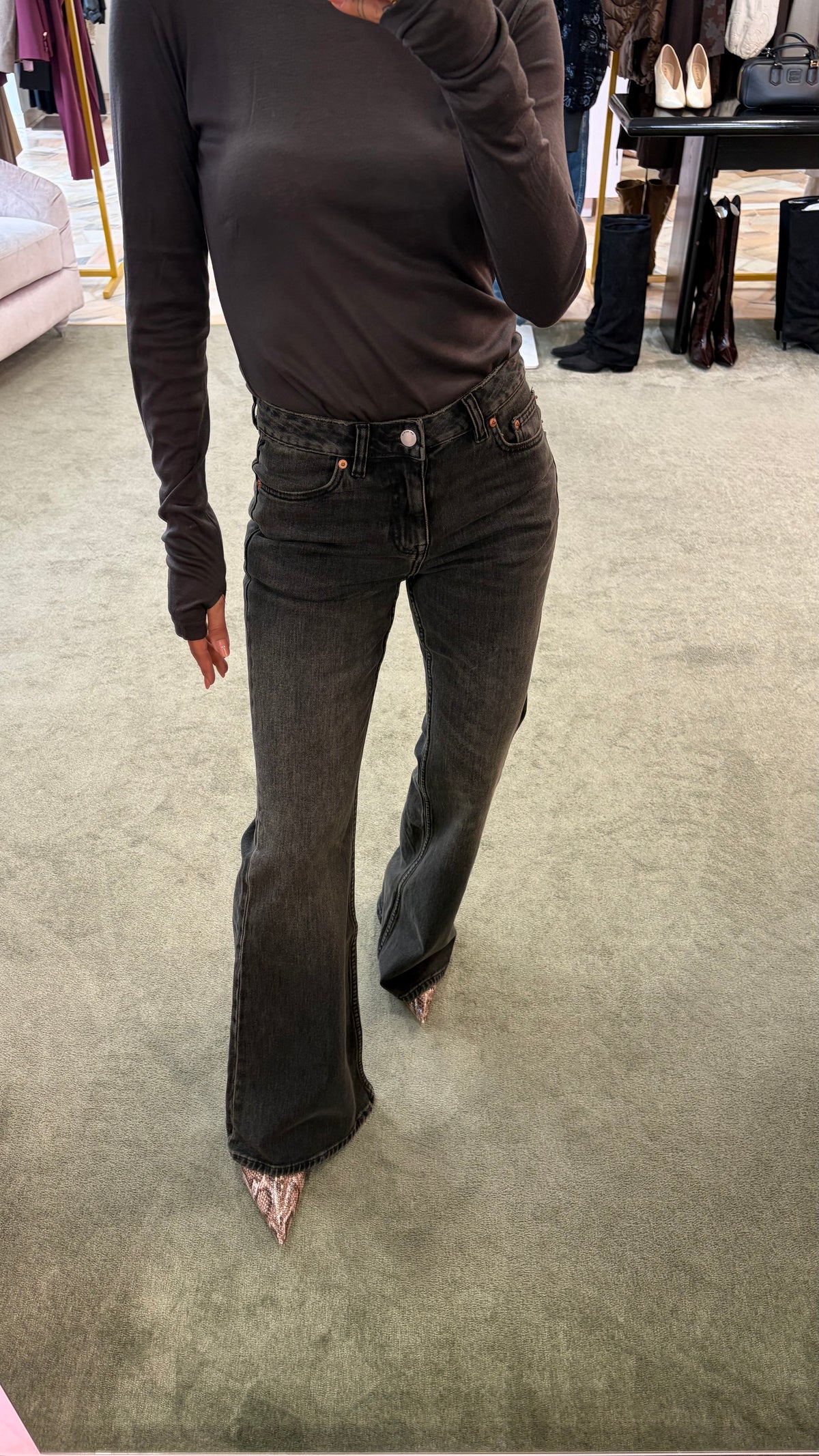 Jeans elba Dr.Denim bootcut grigio