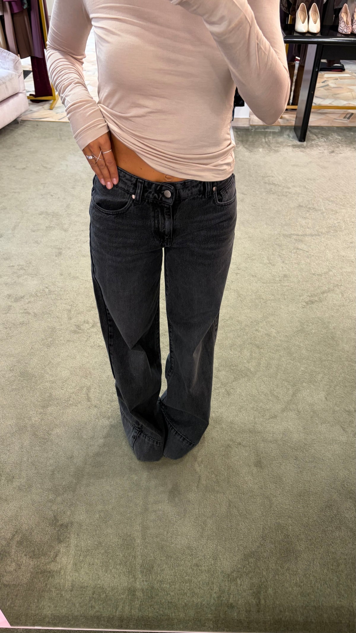 Jeans belen grigio flare Hinnominate