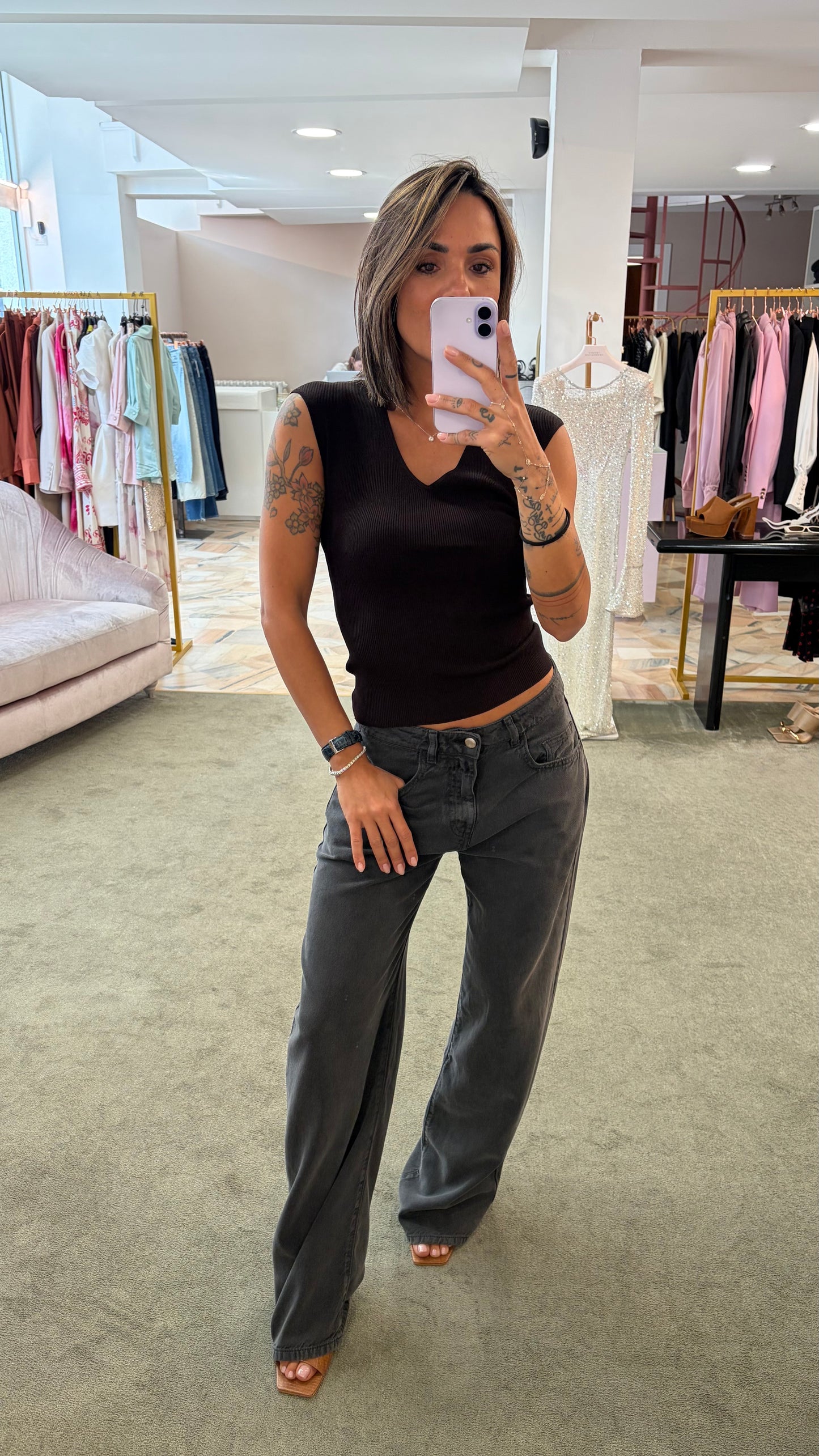 Jeans bea grigio asfalto Icon