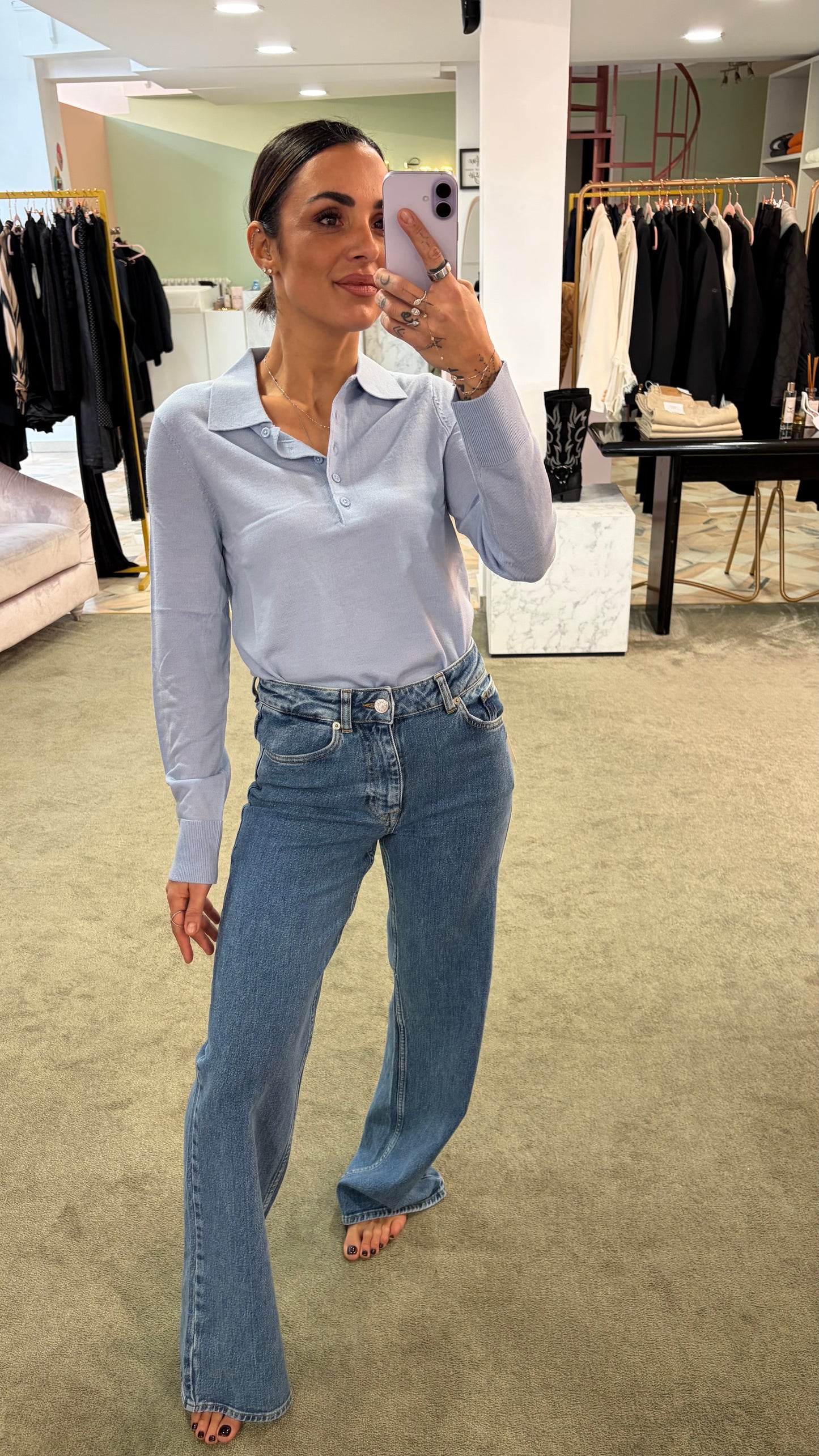 Jeans kori denim medio straight sl