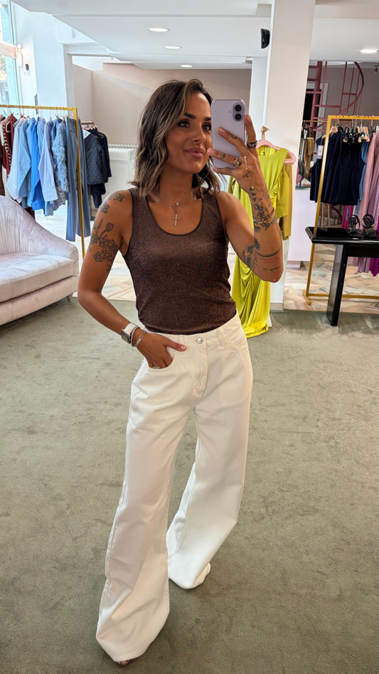 Jeans debby bianco Icon A/I26