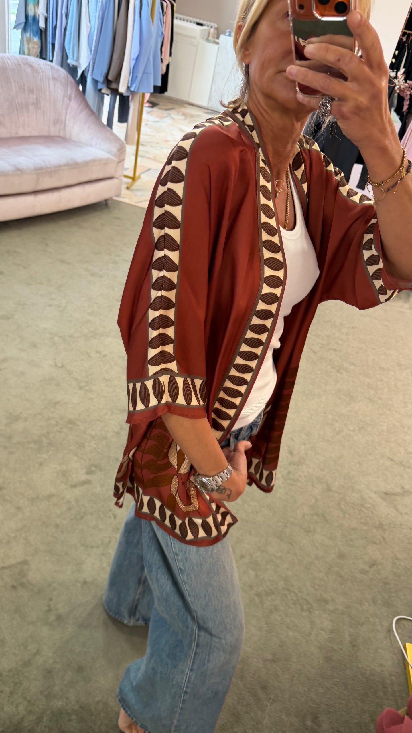 Kimono mattone fantasia Kenya ay