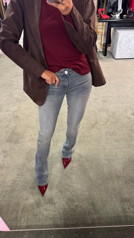 Jeans bootcut denim vintage elasticizzato fr
